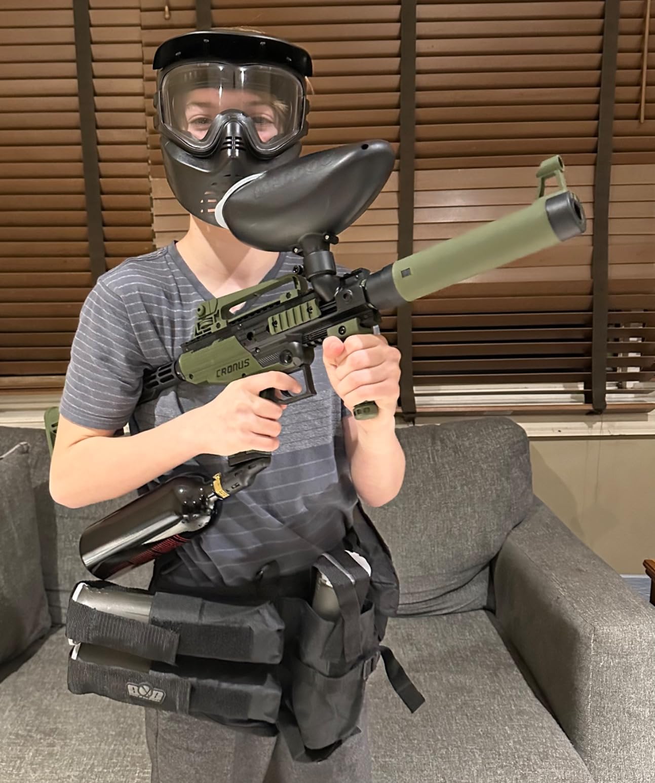 Maddog Tippmann Cronus Tactical Silver Paintball Gun Marker Starter Package - Customer Photo 1