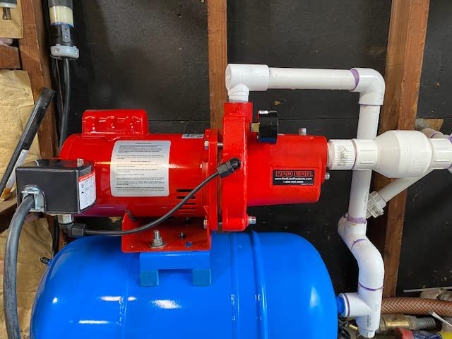 Red Lion RJS-100-PREM 115/230V, 1 HP, 23 GPM, Shallow Well Jet Pump | Cast iron, For wells down to 25', Enhanced starting power for dependable water flow to large homes and farms, 602208 customer photo 1