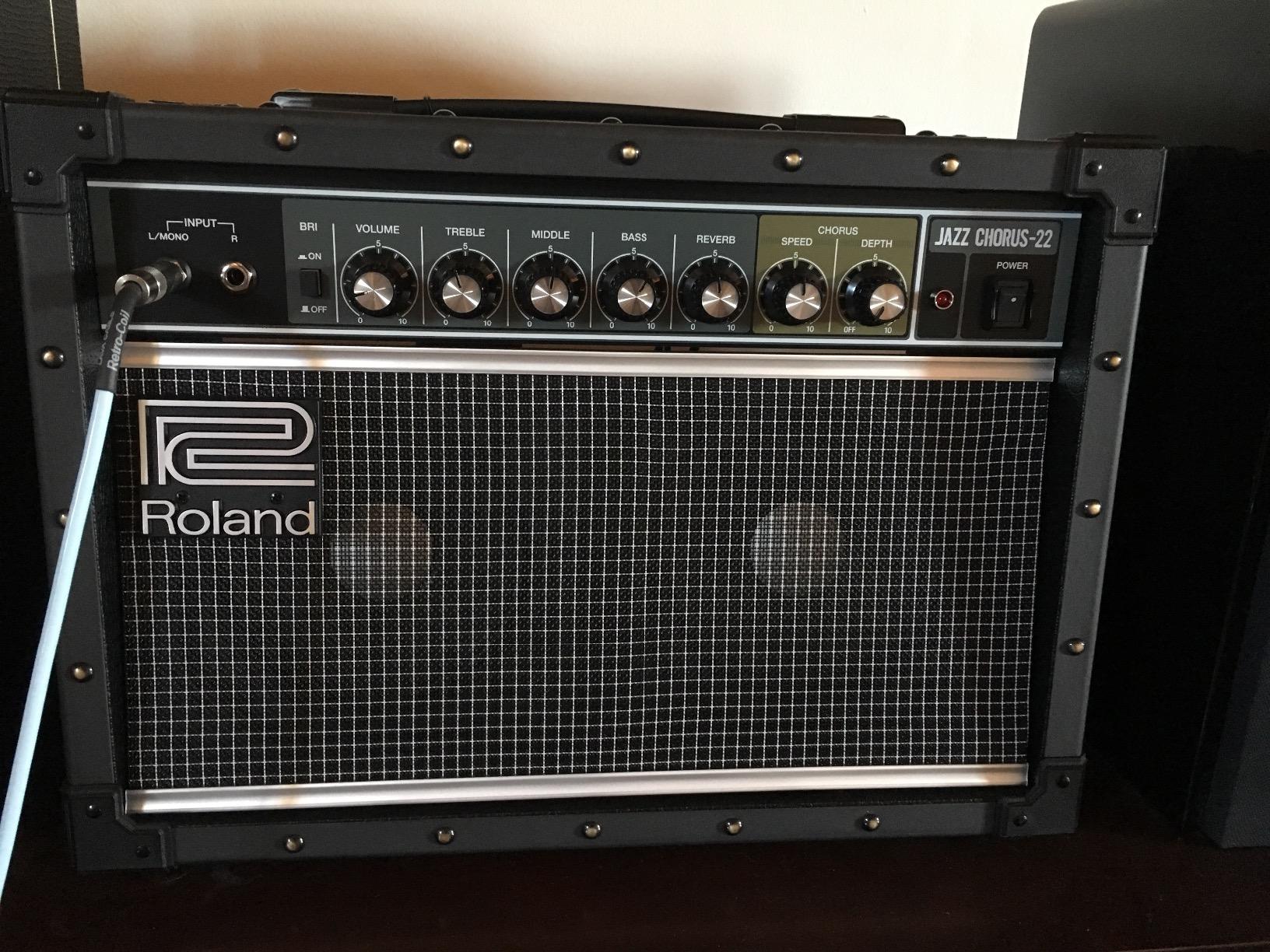 Roland JC-40 Jazz Chorus | Compact Guitar Amp | Iconic JC Clean Tone | Signature Dimensional Space Chorus Effect | Powerful 40-Watt Stereo Amp | Dual 10