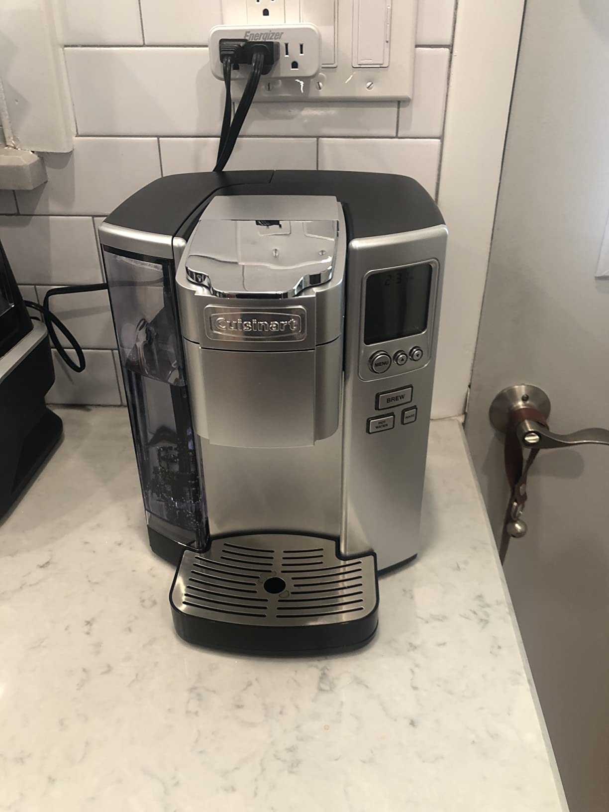 Cuisinart Coffee Maker, Single Serve 72-Ounce Reservoir Coffee Machine, Programmable Brewing & Hot Water Dispenser, Stainless Steel, SS-10P1,Silver - Customer Photo 1