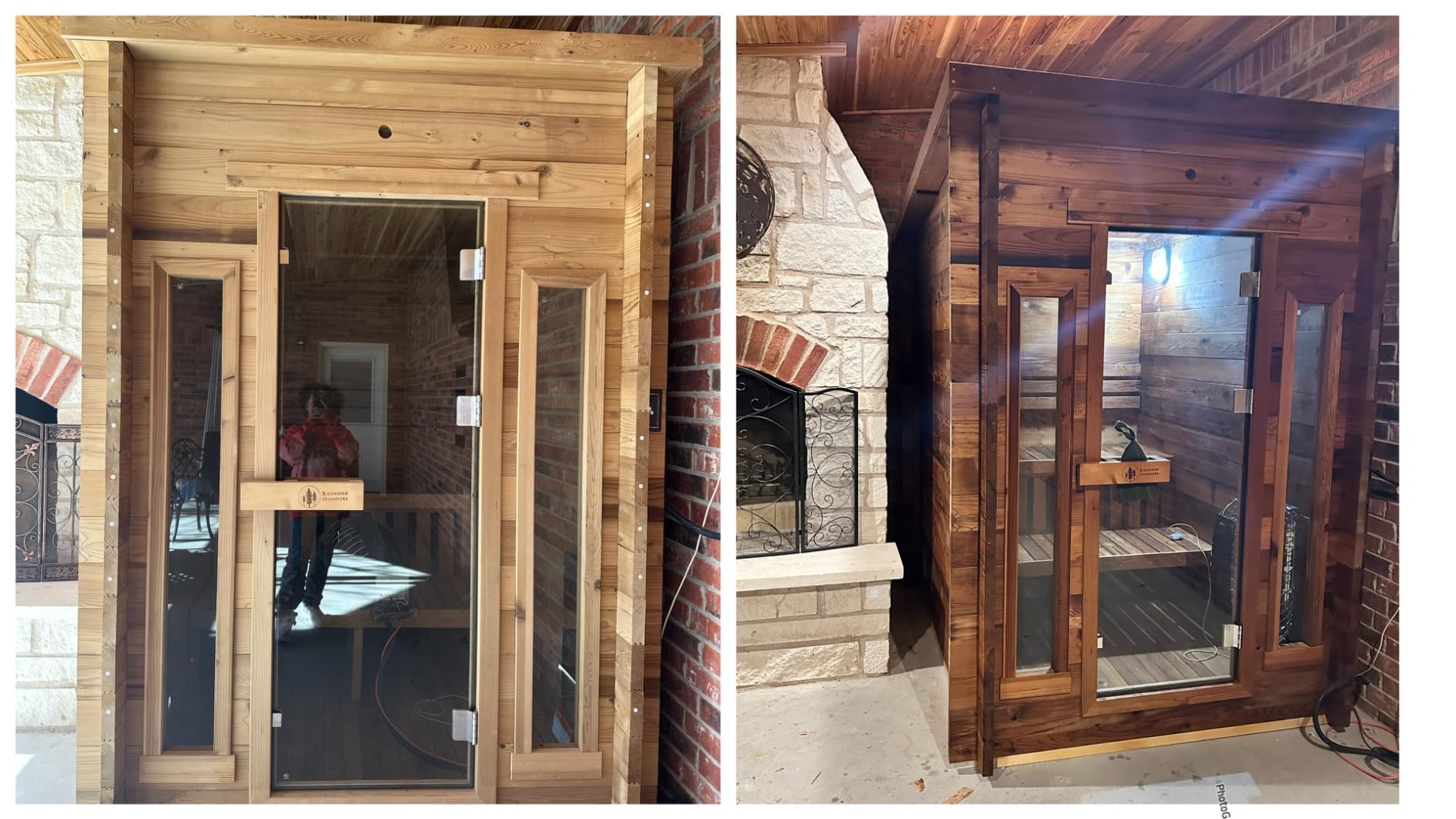 All Natural Sauna Wood Oil for Restoring and Protecting Saunas | Interior and Exterior Application | Cedar Scent | 1 Gallon Size - Customer Photo 1