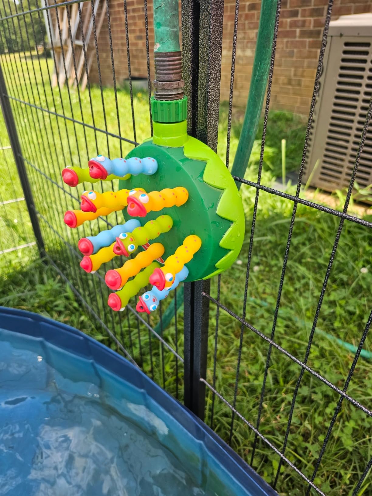 Melissa & Doug Sunny Patch Splash Patrol Sprinkler Toy with Hose Attachment - Customer Photo 1