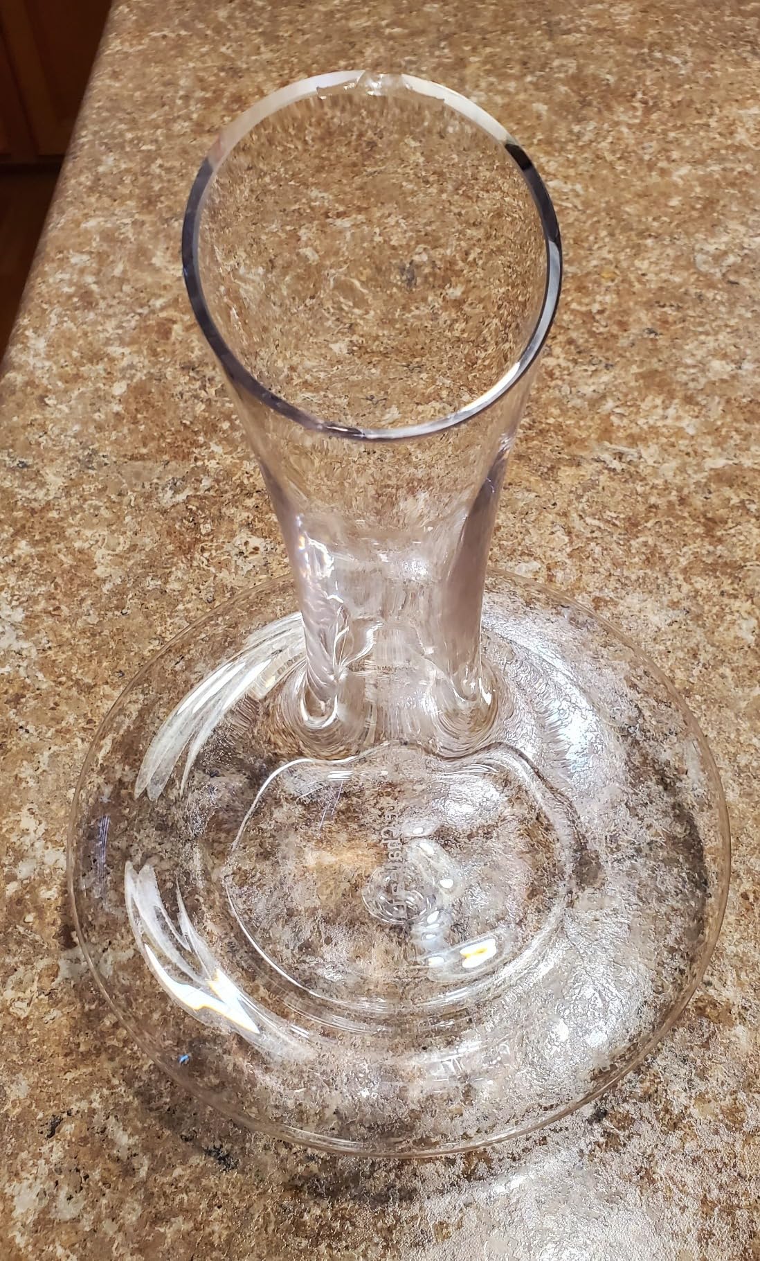 Large Elegant Wine Decanter with Aerator - Hand Blown Lead-Free Crystal Glass Wine Carafe, 750ml Red Wine Decanter, Wine Aerator Accessory for Wine Lovers - Customer Photo 2