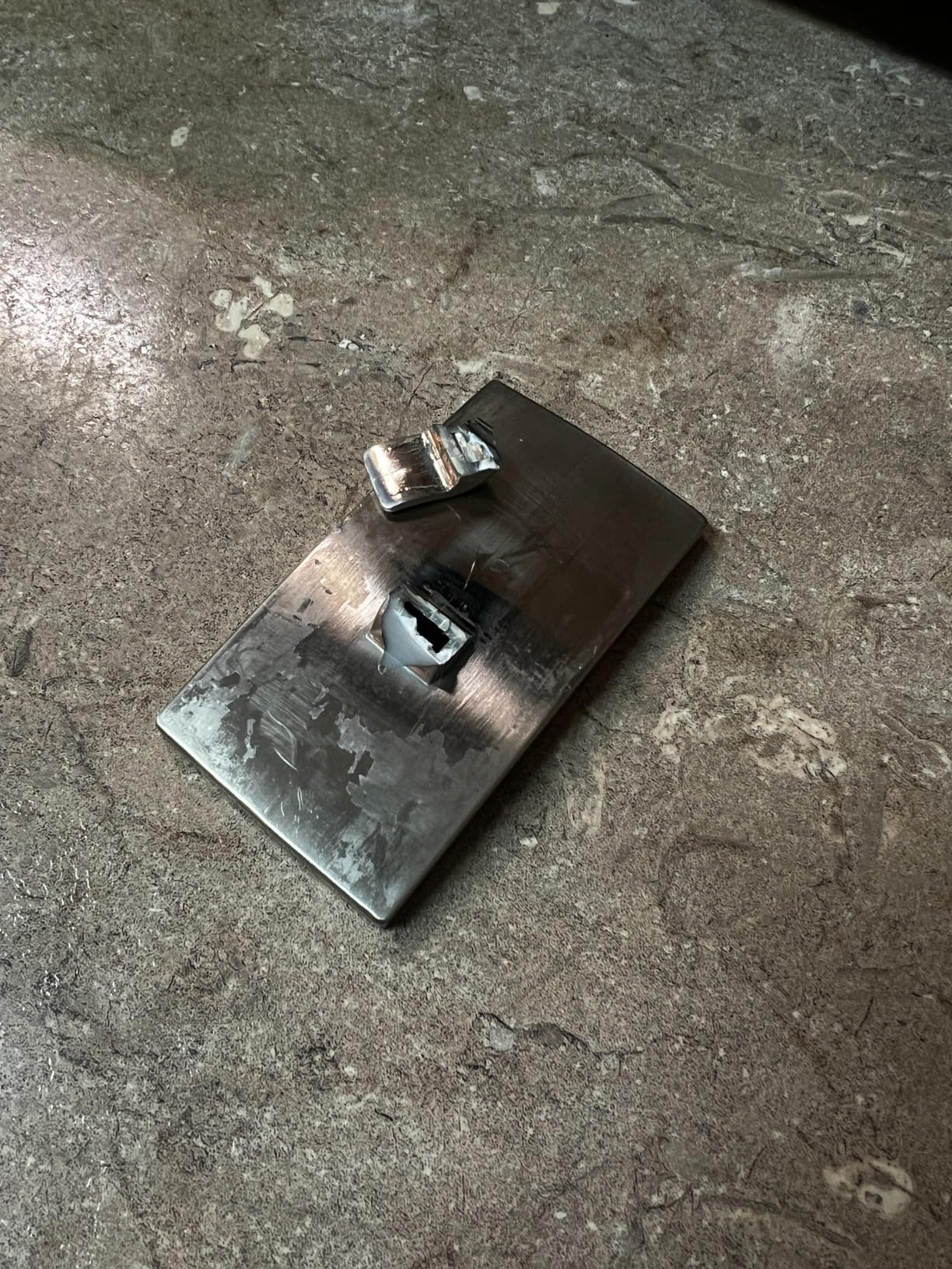 Command Soap Dish for Shower, Damage Free Hanging Bathroom, No Tools Bar Soap Holder, 1 Satin Nickel Soap Dish and 2 Water-Resistant Command Strips - Customer Photo 1
