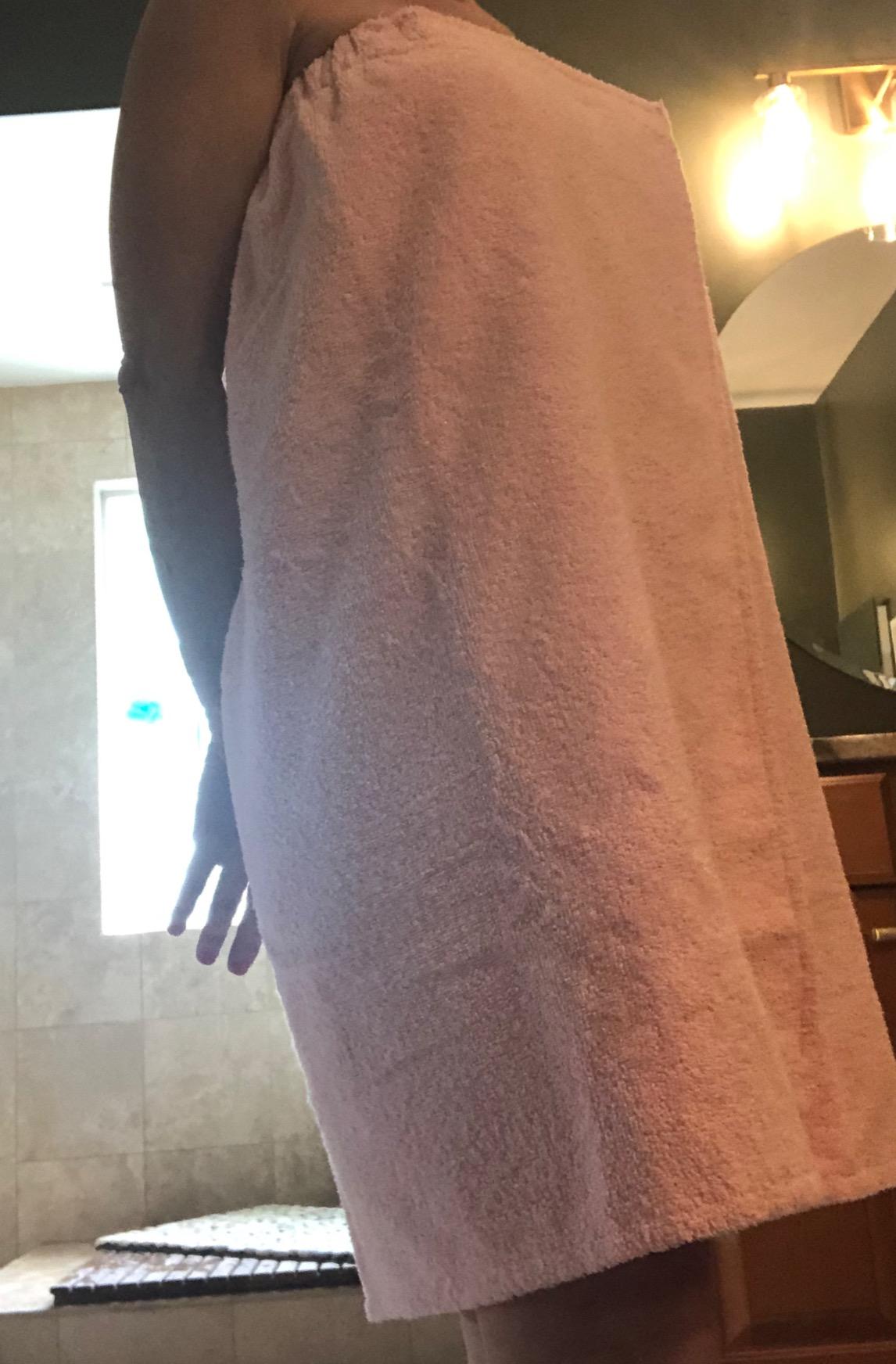 Arus Women's Bathrobe GOTS Certified Organic 100% Turkish Terry Cotton Robe Adjustable Closure Bath Wrap - Customer Photo 1