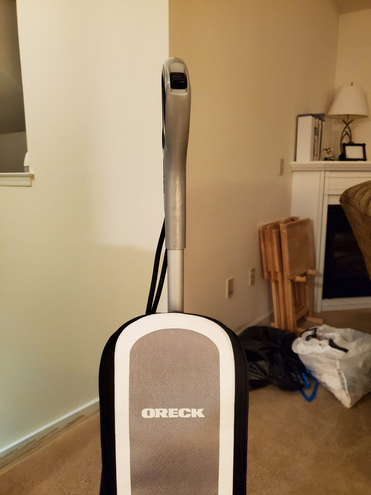 Oreck Elevate Conquer Bagged Upright Vacuum Cleaner, 2 Speed Control with HEPA Media Filtration, Lightweight, 35ft Power Cord, UK30300, Grey - Customer Photo 1