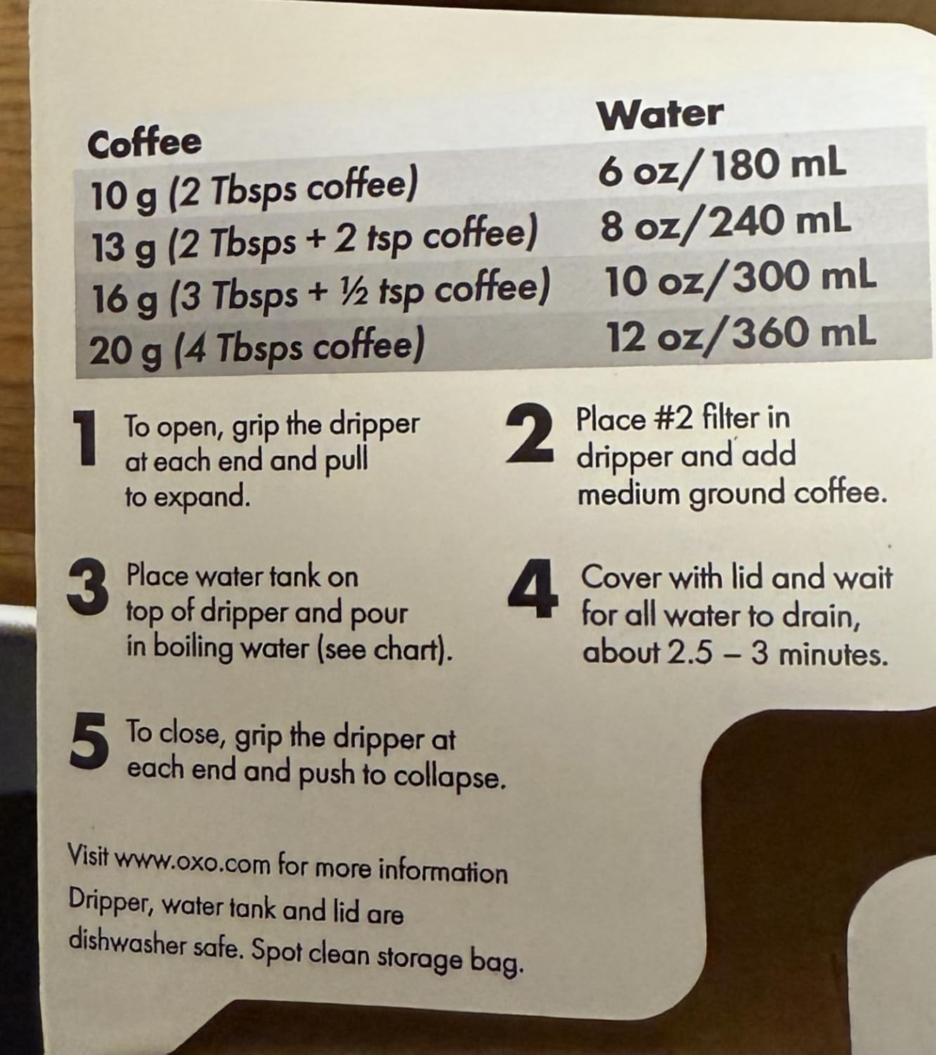 OXO Brew Single Serve Pour-Over Coffee Maker - Customer Photo 1