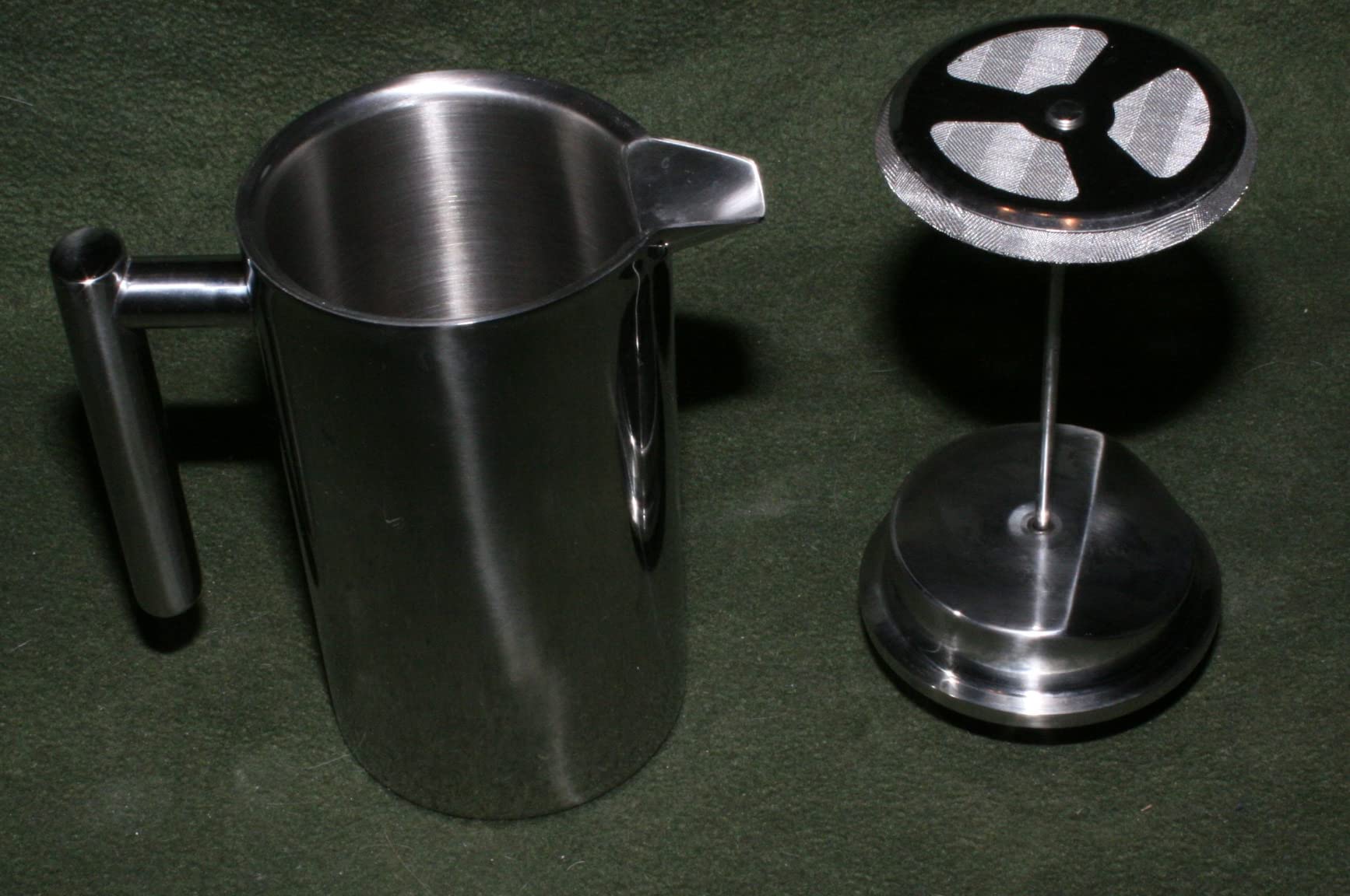 Utopia Kitchen Stainless Steel French Press Coffee Maker 34 Oz (1 Litre) with 2 Extra Filters - Customer Photo 2