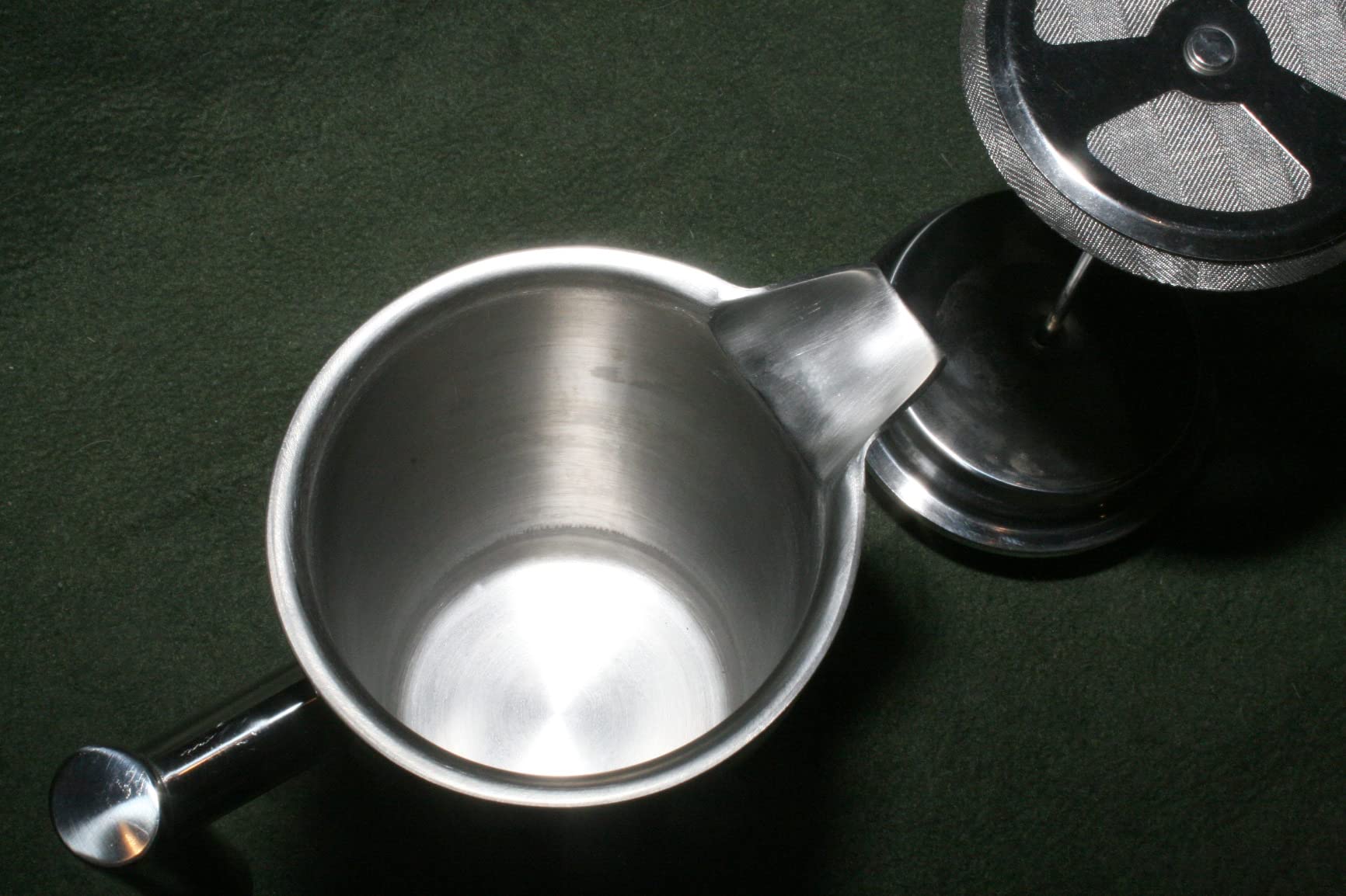 Utopia Kitchen Stainless Steel French Press Coffee Maker 34 Oz (1 Litre) with 2 Extra Filters - Customer Photo 3