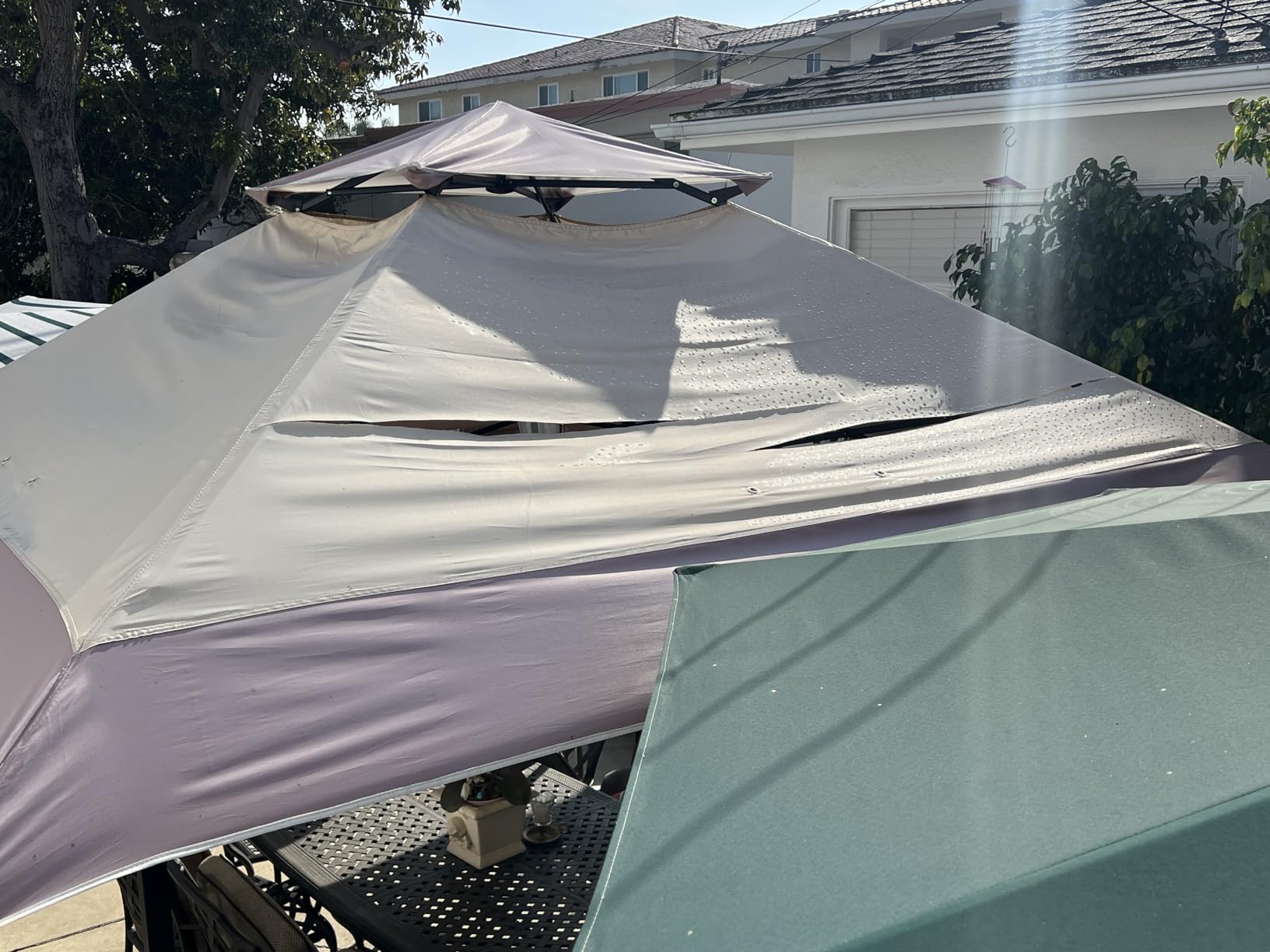 Quictent 10'x10' Outdoor Pop up Canopy Tent, 420D Oxford Fabric, SPF50+ Sun Protection, Easy Setup Gazebos Ideal for Backyard & Camping - Customer Photo 2