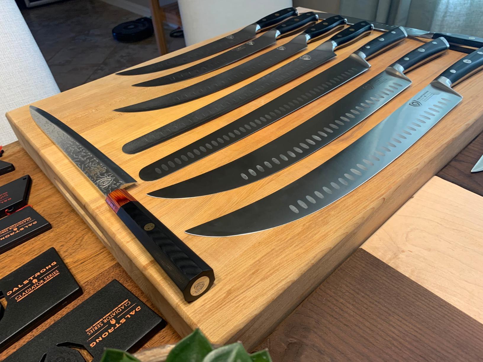 Dalstrong Slicing Knife - 12 inch - Gladiator Series Elite - Granton Edge - Forged High-Carbon German Steel- G10 Handle - Razor Sharp Carving Knife Gift - w/Sheath - Slicer - NSF Certified - Customer Photo 2