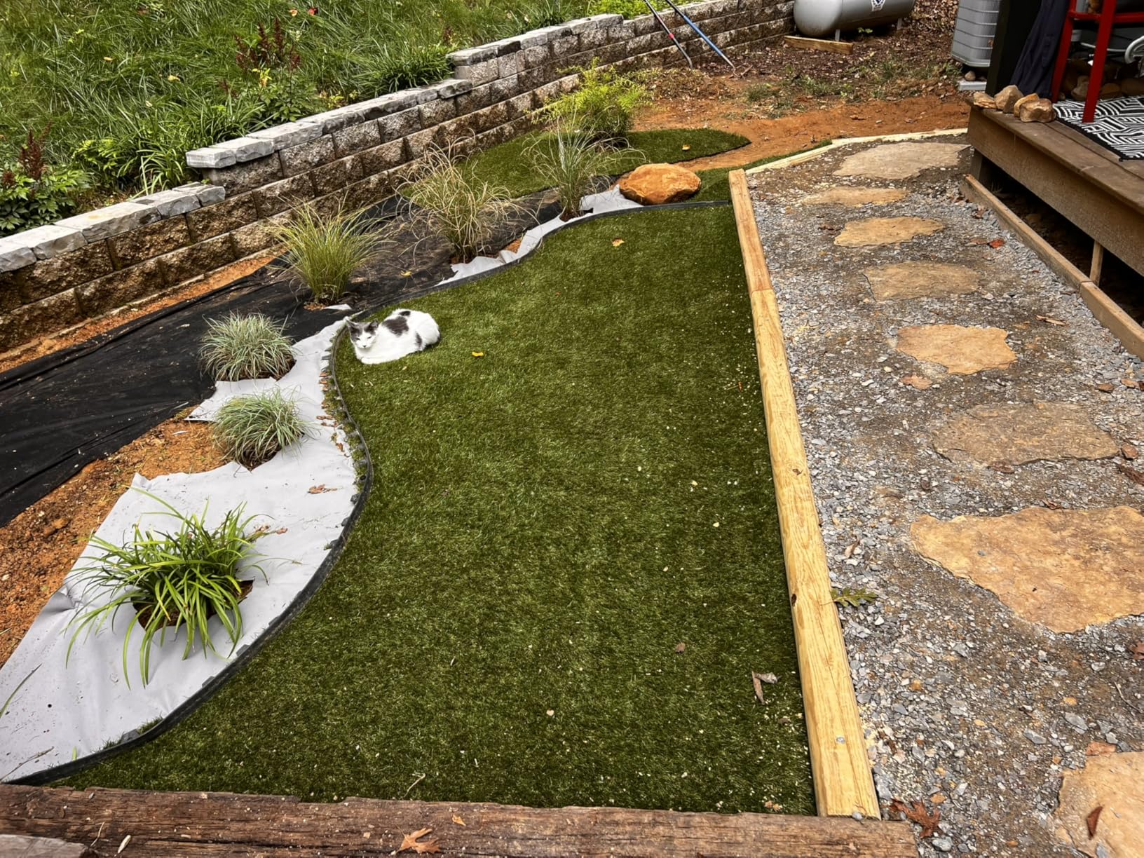 Artificial Grass, 12 Sq Ft, Premium Synthetic Grass for Indoor Outdoor, Artificial Turf for Pets and Landscape, UV-Resistant - Customer Photo 1