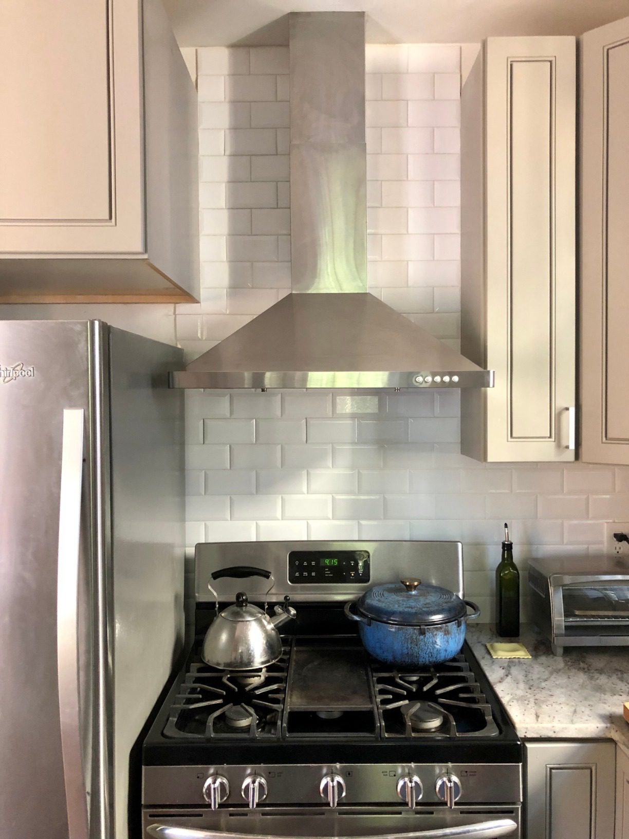 COSMO COS-63175 30 in. Vista Collection 380 CFM Ducted Wall Mount Range Hood, Button Controls, LED Lights, Stainless Steel Customer Review COSMO COS-63175 30 in. Vista Collection 380 CFM Ducted Wall Mount Range Hood, Button Controls, LED Lights, Stainless Steel - Customer Photo 2