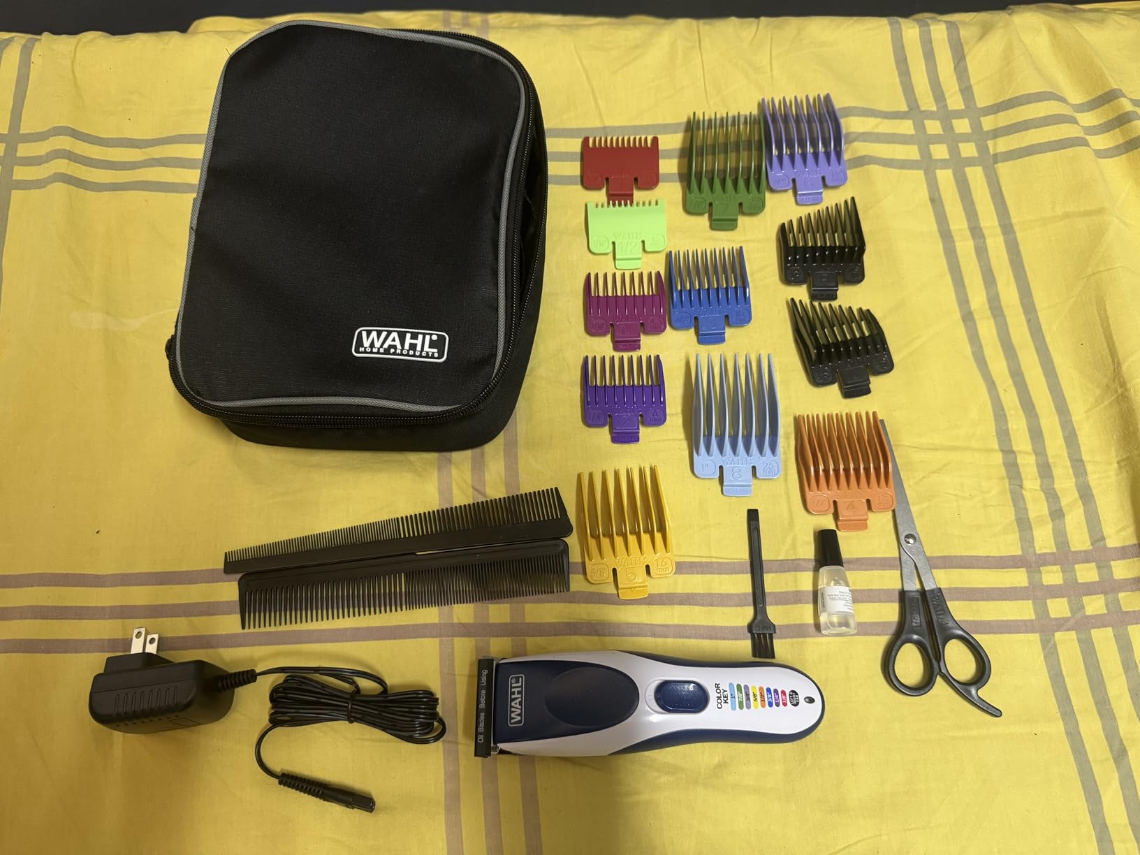 Wahl Color Pro Cordless Rechargeable Hair Clipper & Trimmer – Easy Color-Coded Guide Combs - for Men, Women, & Children – Model 9649P - Customer Photo 1