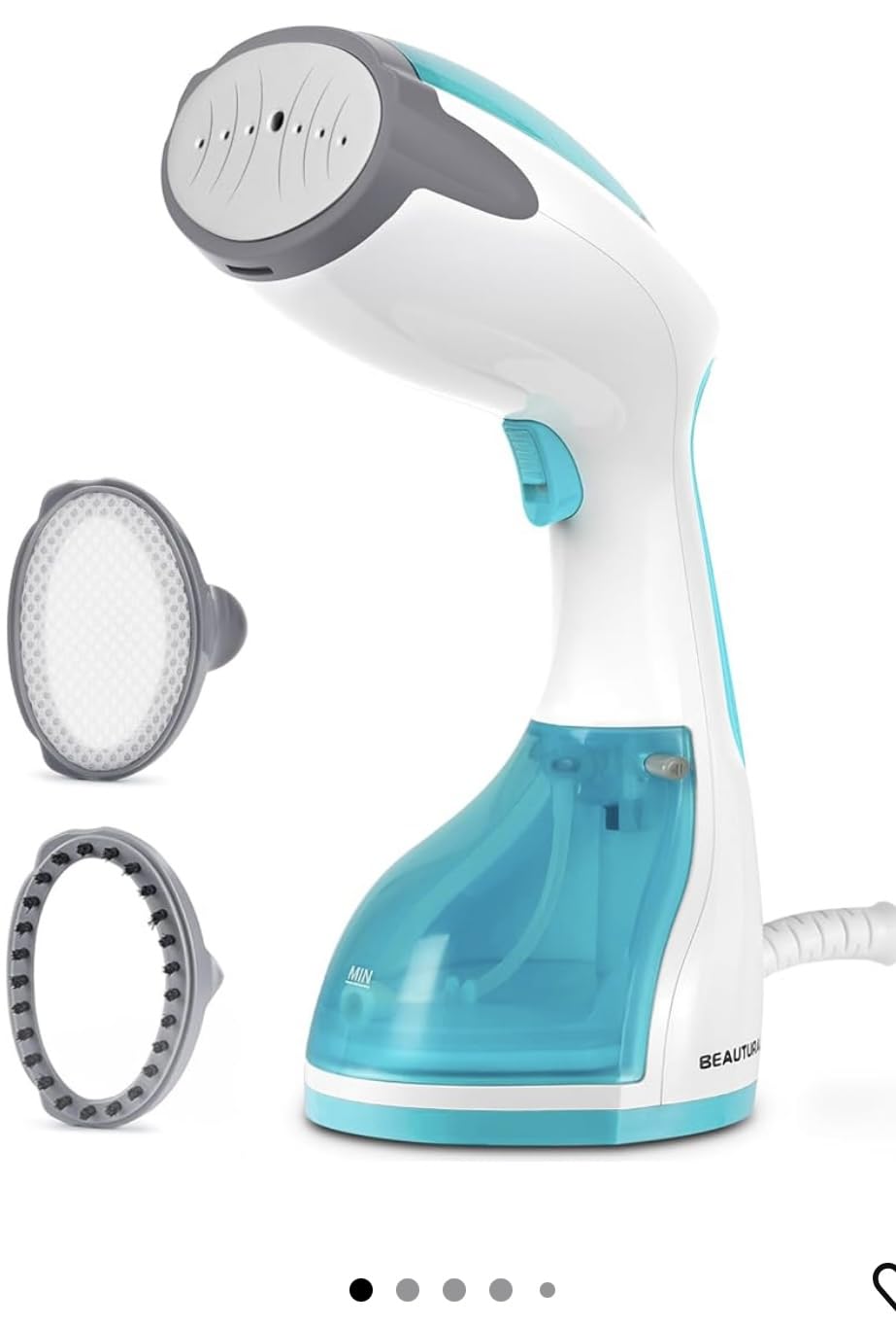 BEAUTURAL Steamer for Clothes, Portable Handheld Garment Fabric Wrinkles Remover, 30-Second Fast Heat-up, Auto-Off, Large Detachable Water Tank - Customer Photo 1