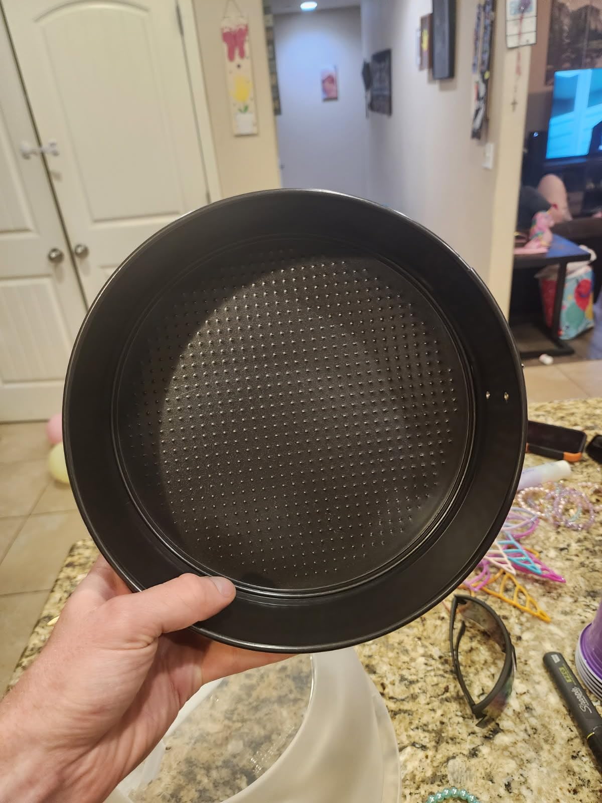 Hiware 9 Inch Non-stick Cheesecake Pan Springform Pan with Removable Bottom/Leakproof - Black - Customer Photo 2
