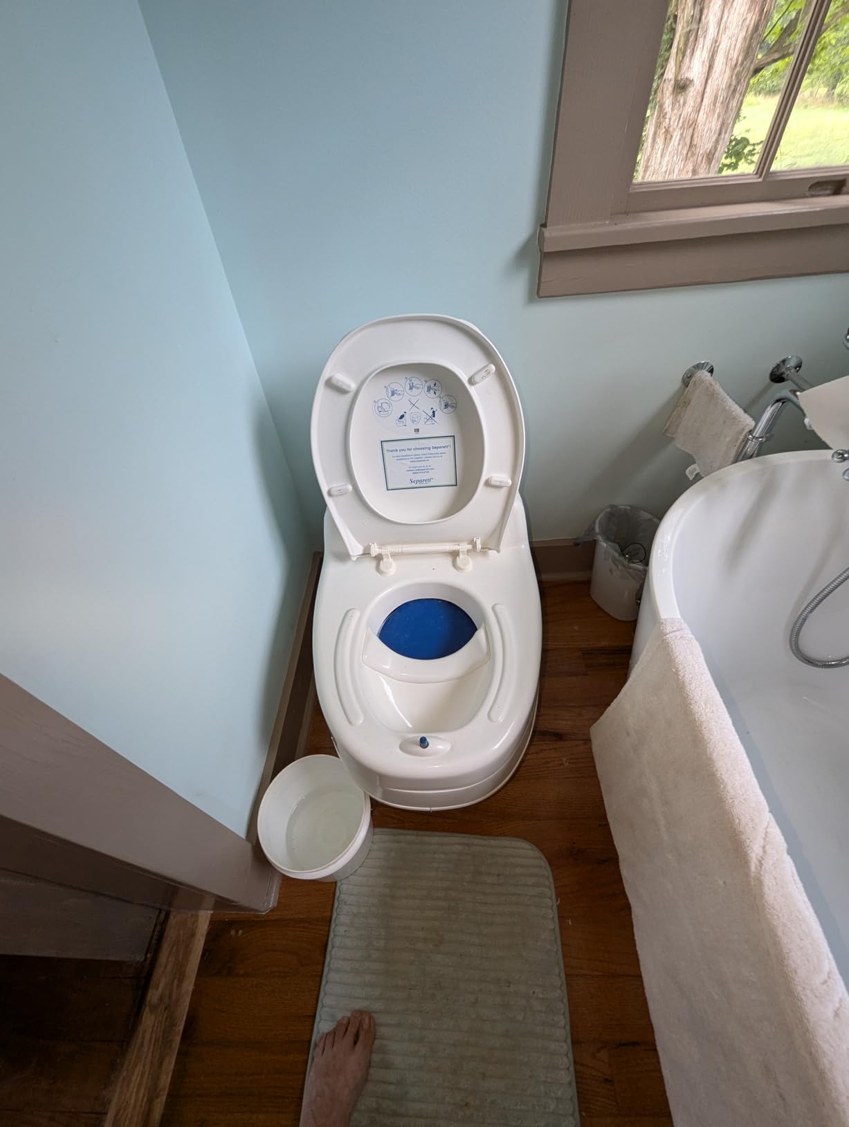 Compost Toilet Separett Villa Urine Diverting High Capacity - Customer Photo 2