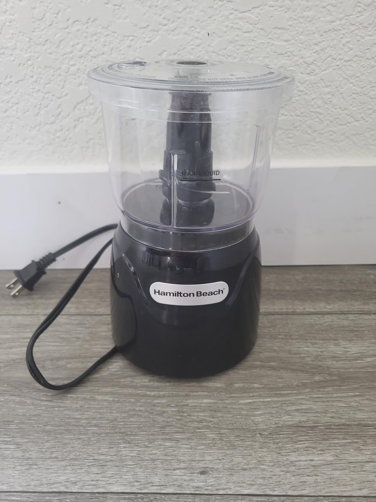 Hamilton Beach Electric Vegetable Chopper & Mini Food Processor, 3-Cup, 350 Watts, for Dicing, Mincing, and Puree, Black (72850) customer photo 1
