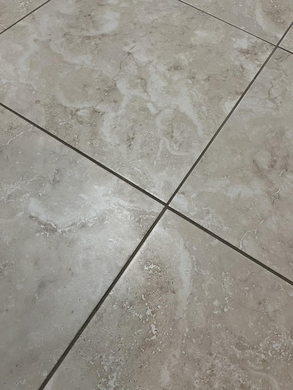 Clean-eez Grout Cleaner 2 Pack with Stand-Up Brush Attachment - Stain Remover Heavy-Duty Scrubber - Bathroom Shower Ceramic Porcelain Tile & Grout Only - Easy Control Flip Top Cap - 32 oz. - Customer Photo 1