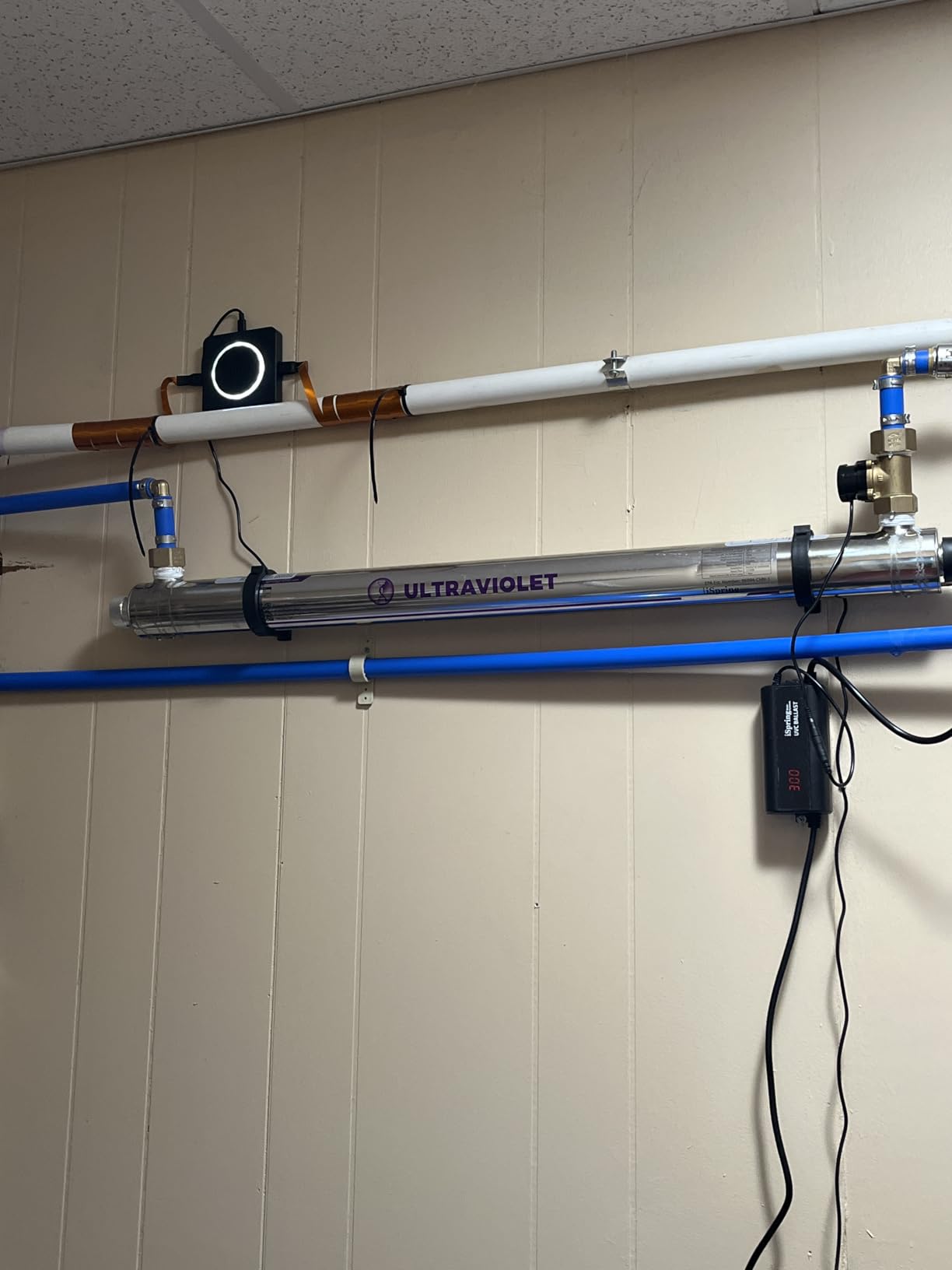 iSpring ED2000 Whole House Water Descaler, Alternative Electronic Salt-Free Hard Water Conditioner, Reduces Limescale Prevent Deposits Build-up, Different from a Water Softener - Customer Photo 1