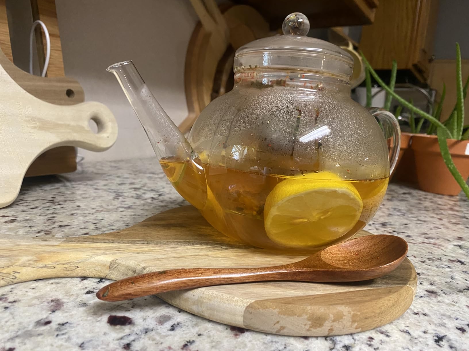 Teabloom Stovetop & Microwave Safe Glass Teapot with Removable Loose Tea Glass Infuser – Includes 2 Blooming Teas – 2-in-1 Tea Kettle and Tea Maker – Tea Purist's Choice - Customer Photo 1