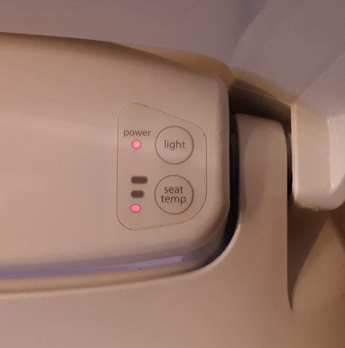 Bemis Radiance Heated Night Light Toilet Seat, Slow Close Adjustable Fit Long Lasting Plastic Seat, Elongated, White - Customer Photo 1