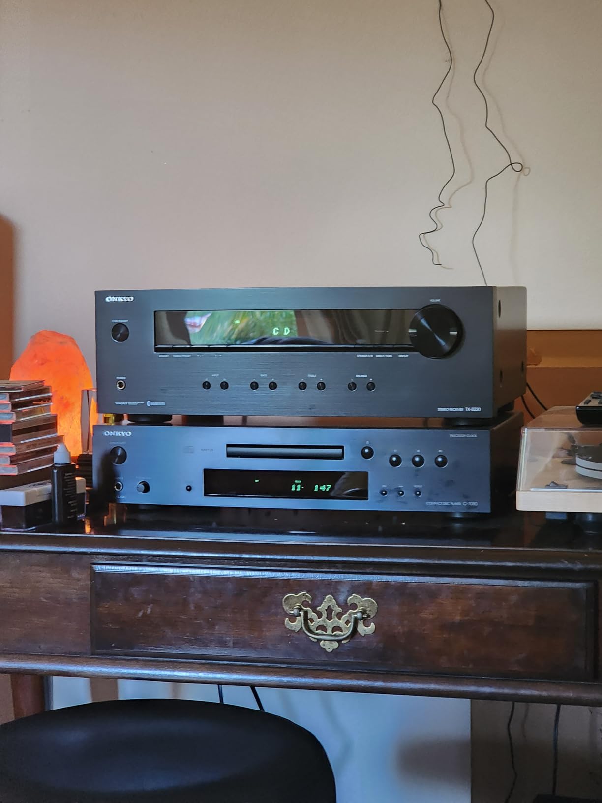 Onkyo TX-8220 2 Home Audio Channel Stereo Receiver with Bluetooth,black - Customer Photo 1