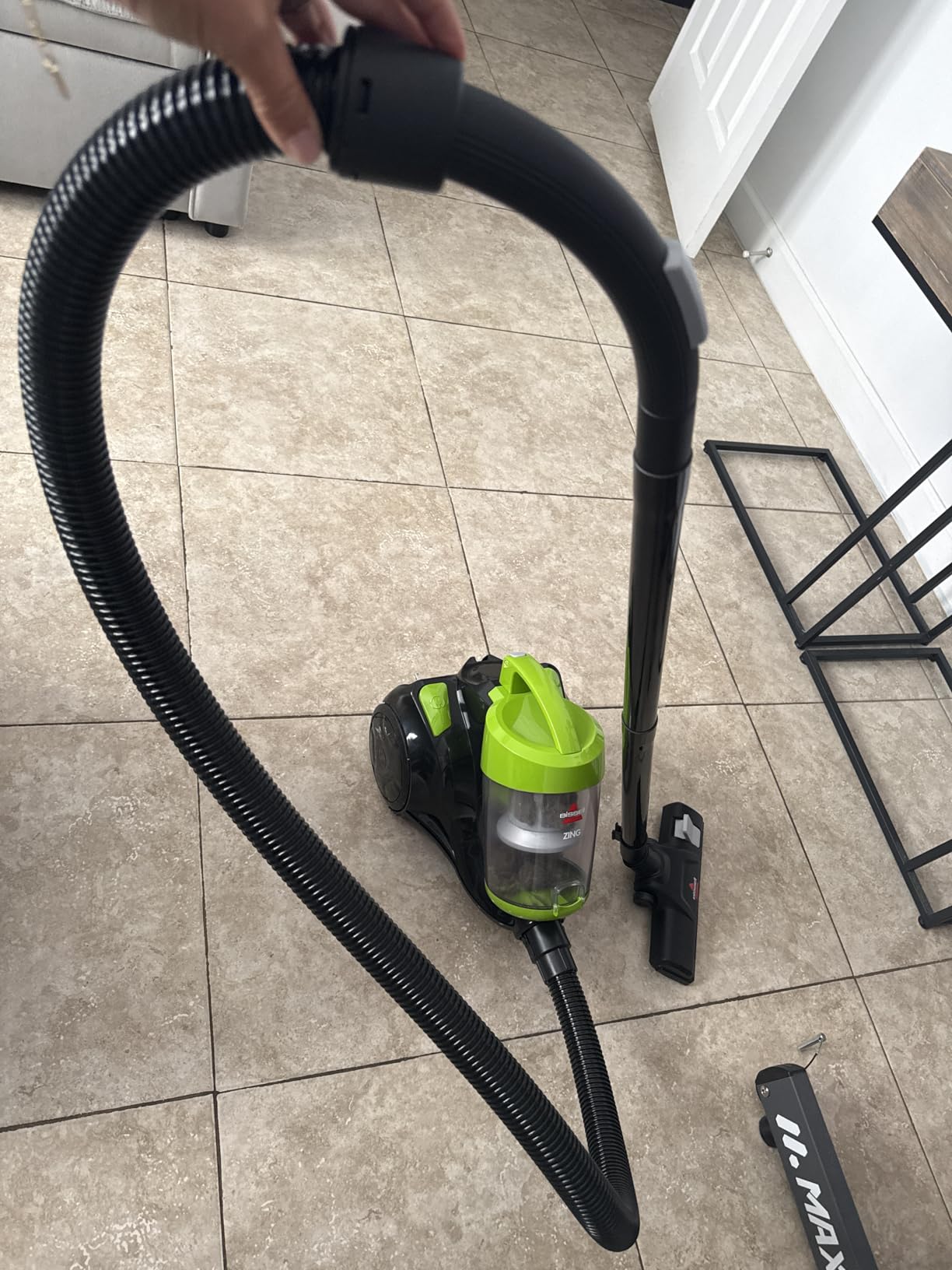 Bissell Zing Lightweight, Bagged Canister Vacuum, Purple, 2154A - Customer Photo 1