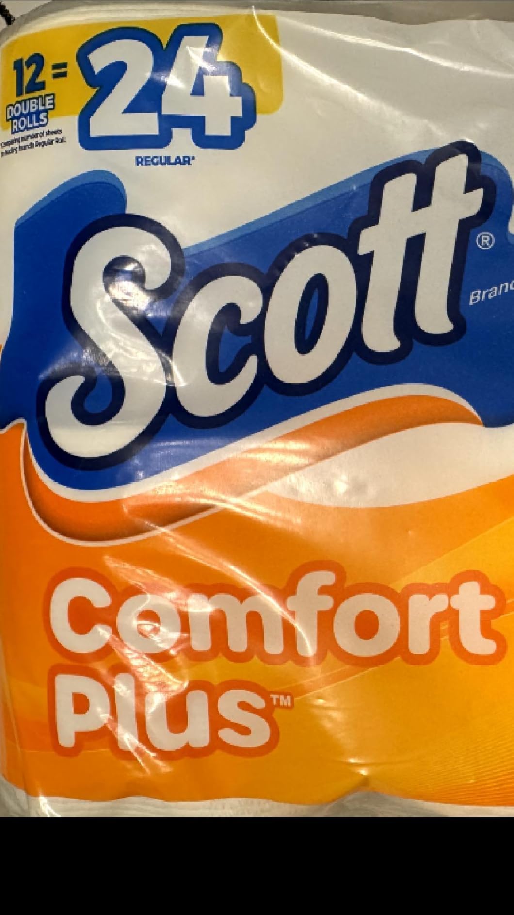Scott ComfortPlus Toilet Paper, 12 Double Rolls, 231 Sheets per Roll, Septic-Safe, 1-Ply Toilet Tissue - Customer Photo 2
