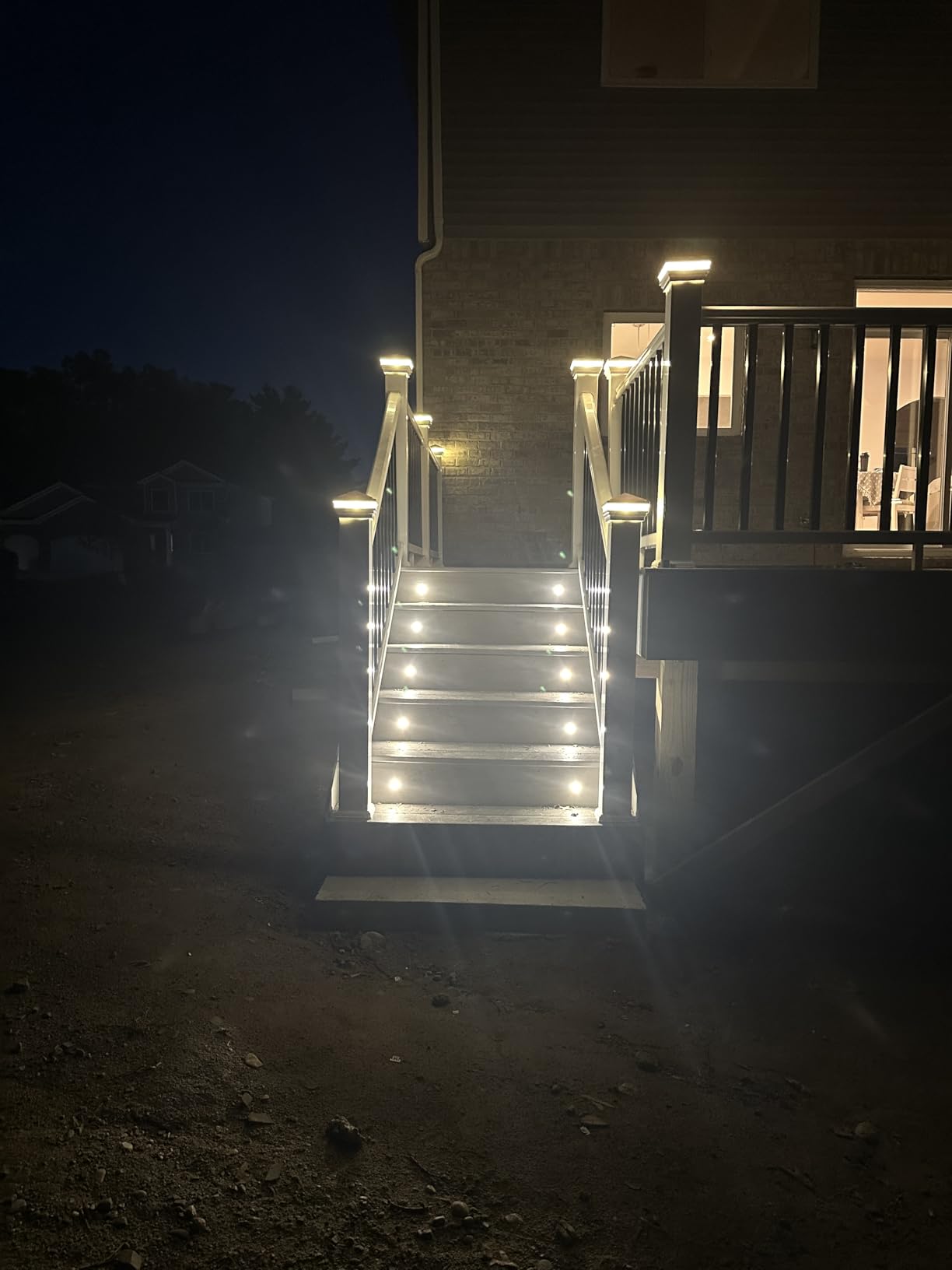 SMY Lighting Recessed LED Deck Light Kits with Protecting Shell φ32mm, In Ground Outdoor LED Landscape Lighting IP67 Waterproof,12V Low Voltage for Garden,Yard Stair,Patio,Floor,Kitchen Decoration - Customer Photo 1