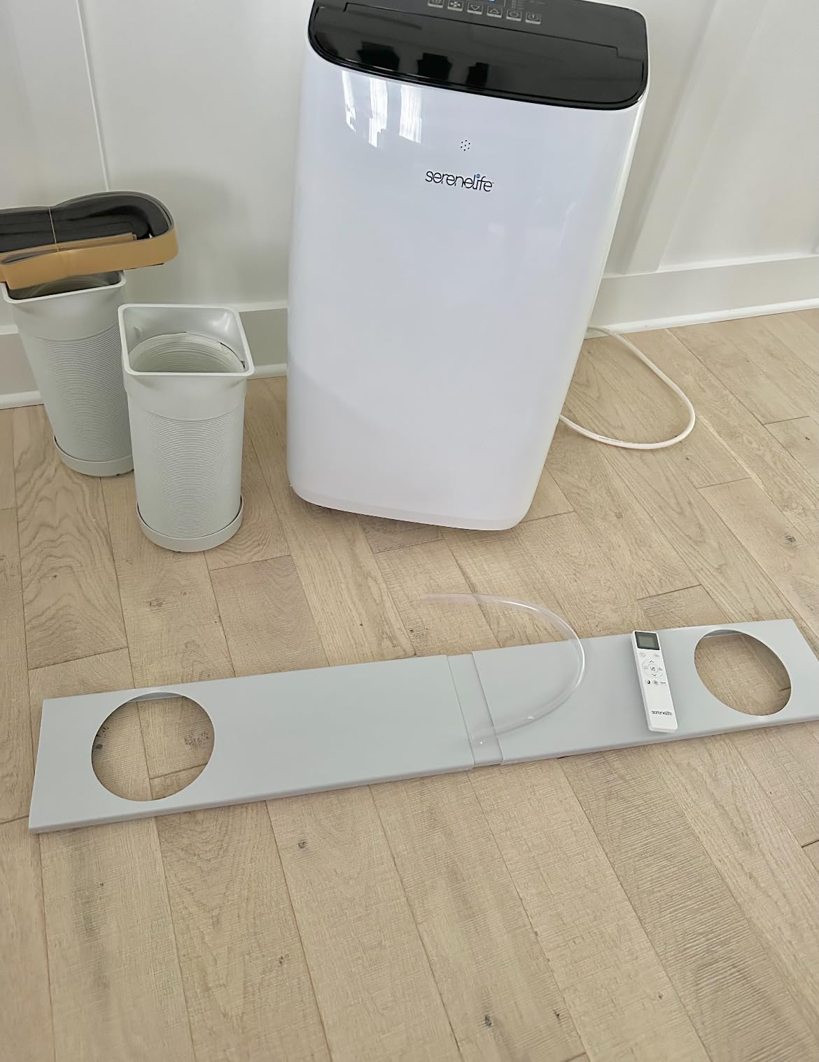 SereneLife 3-in-1 Portable Air Conditioner with Built-in Dehumidifier Function,Fan Mode, Remote Control, Complete Window Mount Exhaust Kit - Customer Photo 1