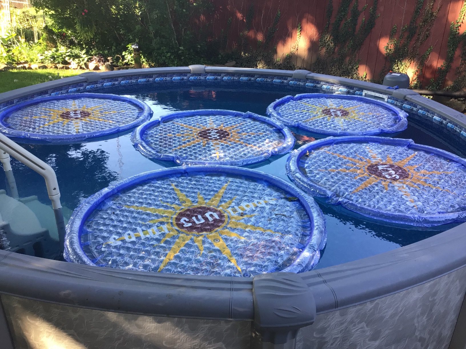 SSR1 Solar Sun Ring Swimming Pool Spa Heater 21K BTU Cover Heating SSR-1 - Customer Photo 1
