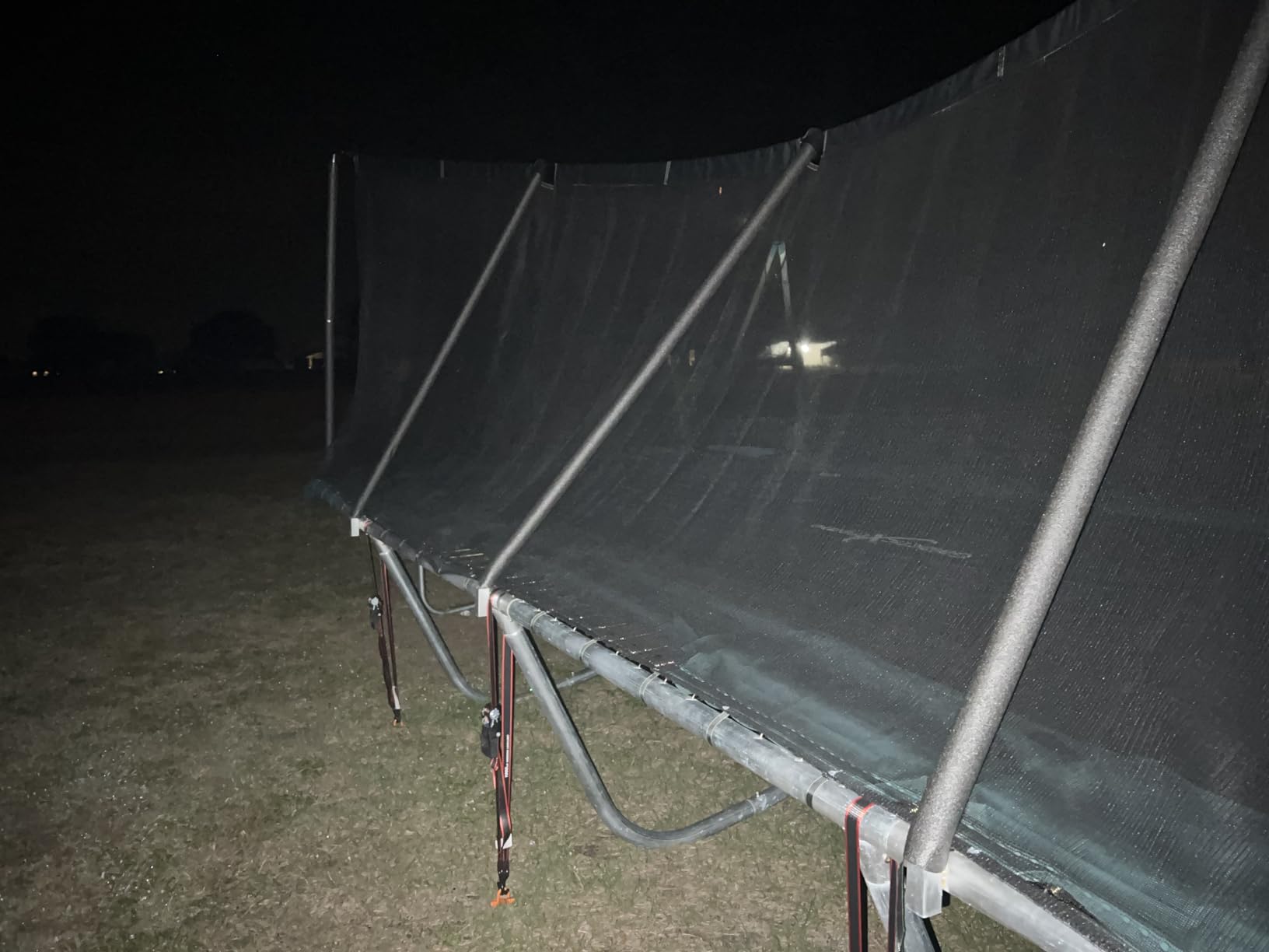 Happy Trampoline Pro Rectangle Trampoline - Heavy Duty 750lbs Jumping Capacity With Net Enclosure - Large Commercial Grade Rectangular Outdoor for Backyard Gymnastics - Customer Photo 1