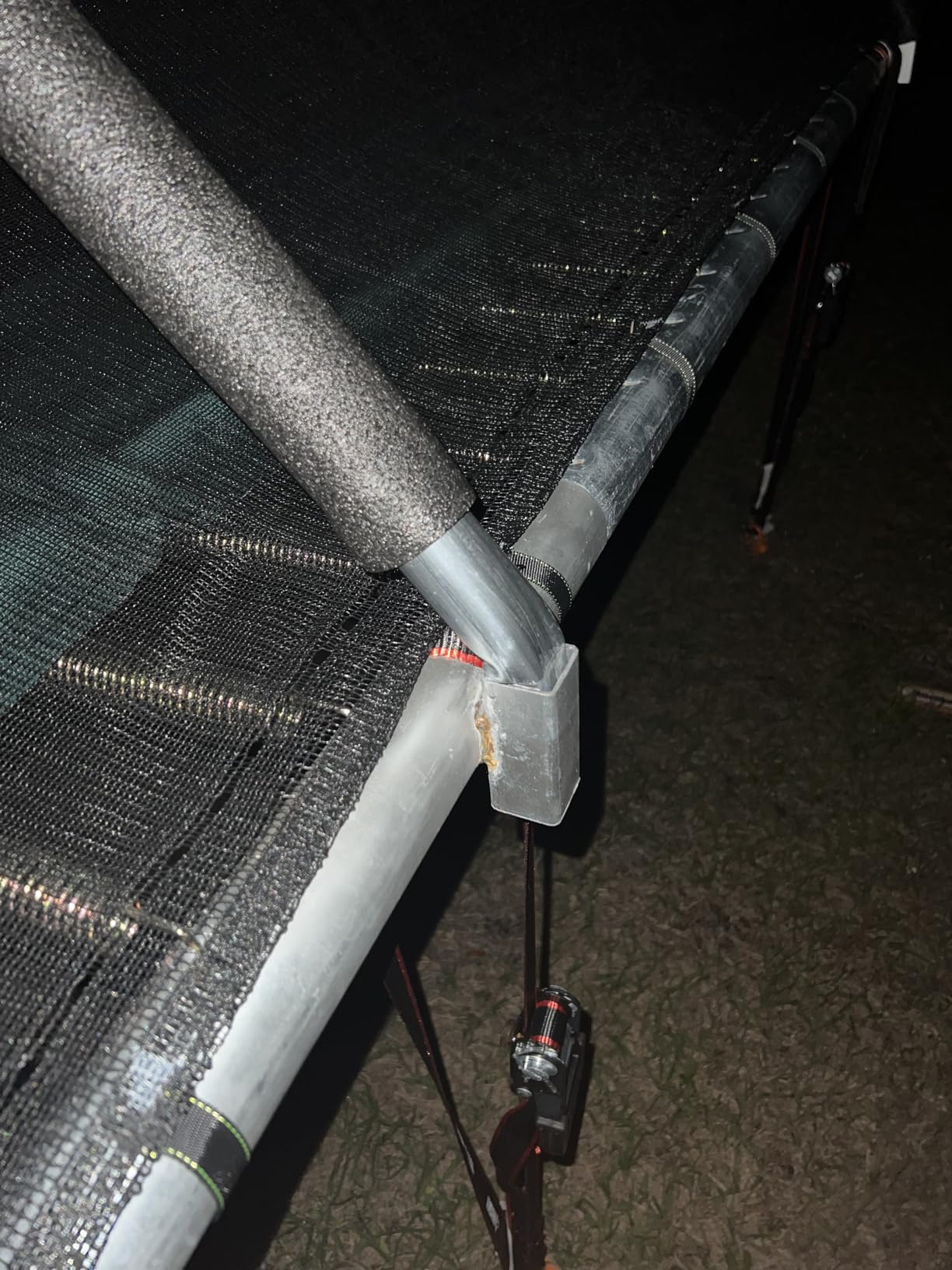 Happy Trampoline Pro Rectangle Trampoline - Heavy Duty 750lbs Jumping Capacity With Net Enclosure - Large Commercial Grade Rectangular Outdoor for Backyard Gymnastics - Customer Photo 3