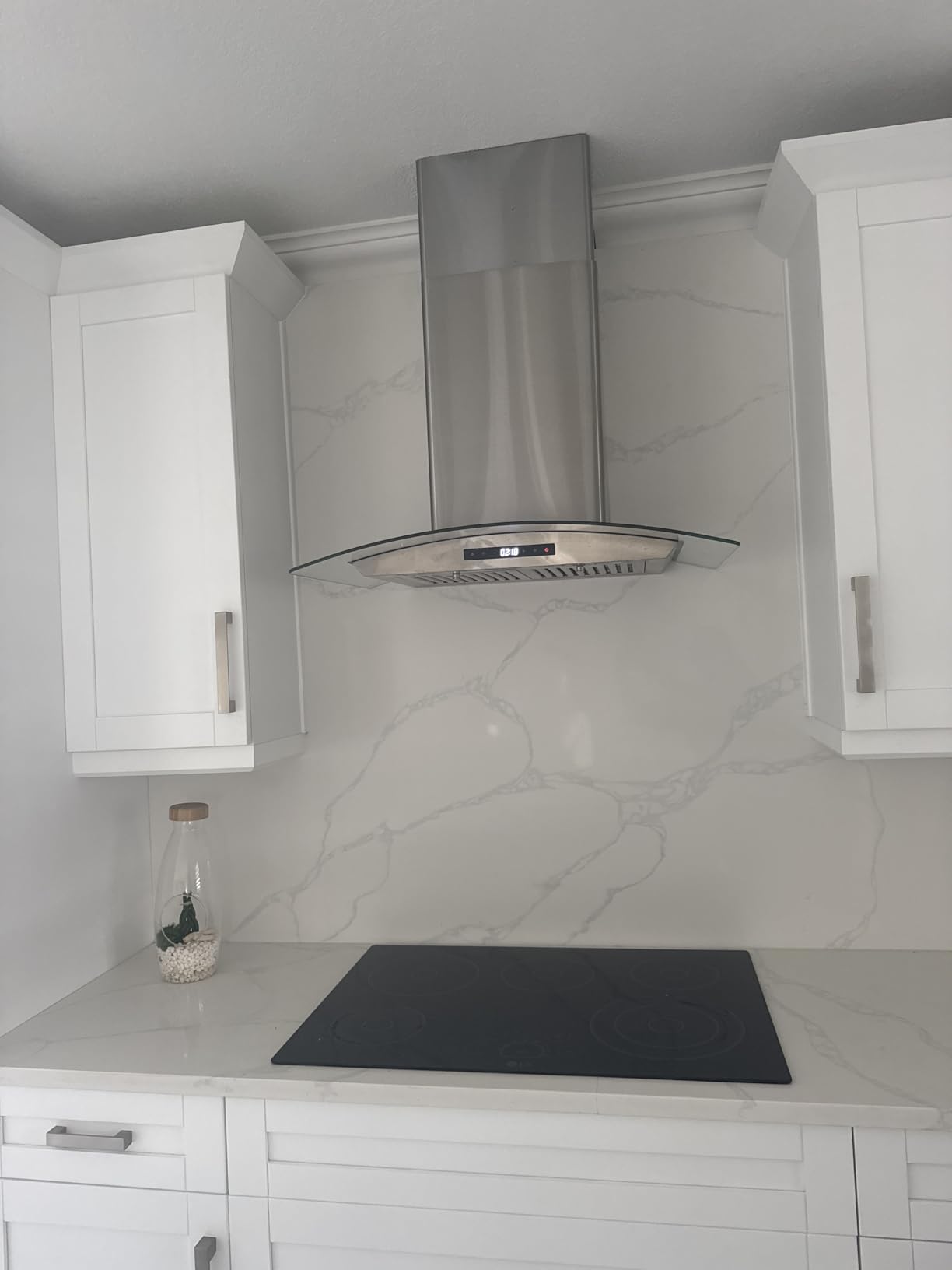 COSMO COS-668WRCS75 30 in. Vista Collection 380 CFM Ducted Wall Mount Range Hood, Touch Controls, LED Lights, Stainless Steel - Customer Photo 1