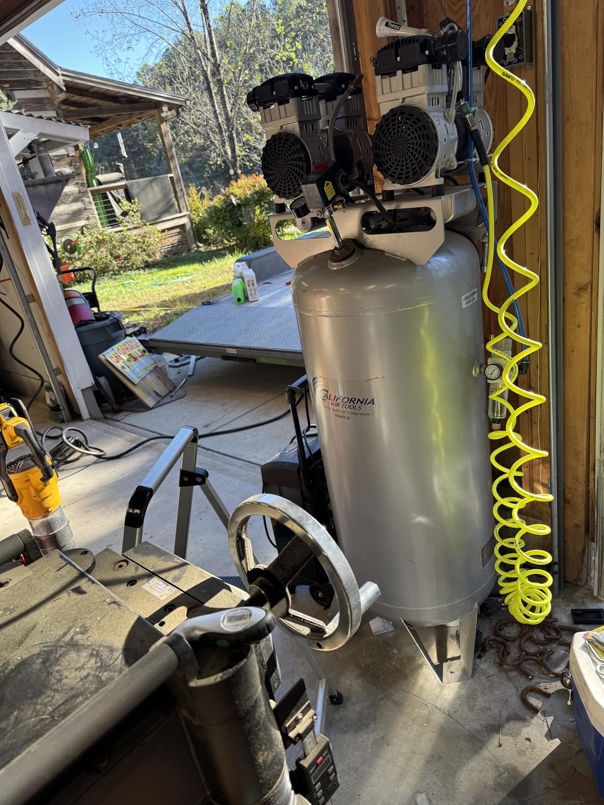 California Air Tools CAT-60040CAD 4.0 HP Ultra Quiet and Oil-Free Air Compressor, 60 Gallon Steel Tank, 75 dBA Noise Level - Customer Photo 1