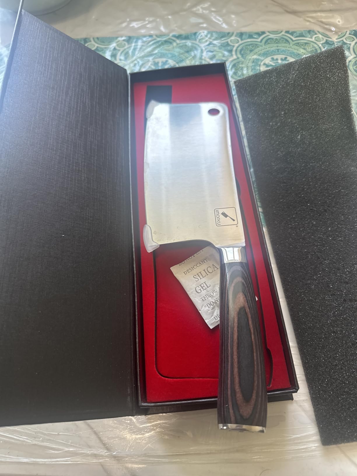 imarku Cleaver Knife 7 Inch Meat Cleaver - SUS440A Japan High Carbon Stainless Steel Butcher Knife with Ergonomic Handle - Customer Photo 1