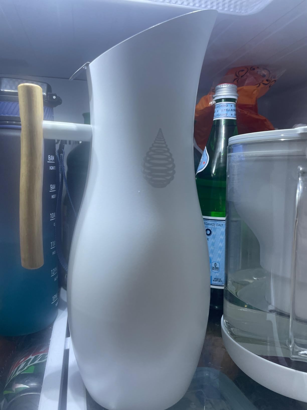 Invigorated Water pH Vitality Alkaline Water Filter Pitcher for Drinking Water Stainless Steel - Water Pitcher with Filter for Tap Water, High pH Filtered Purifier with Alkaline Filter - 1.9L (Silver) - Customer Photo 1