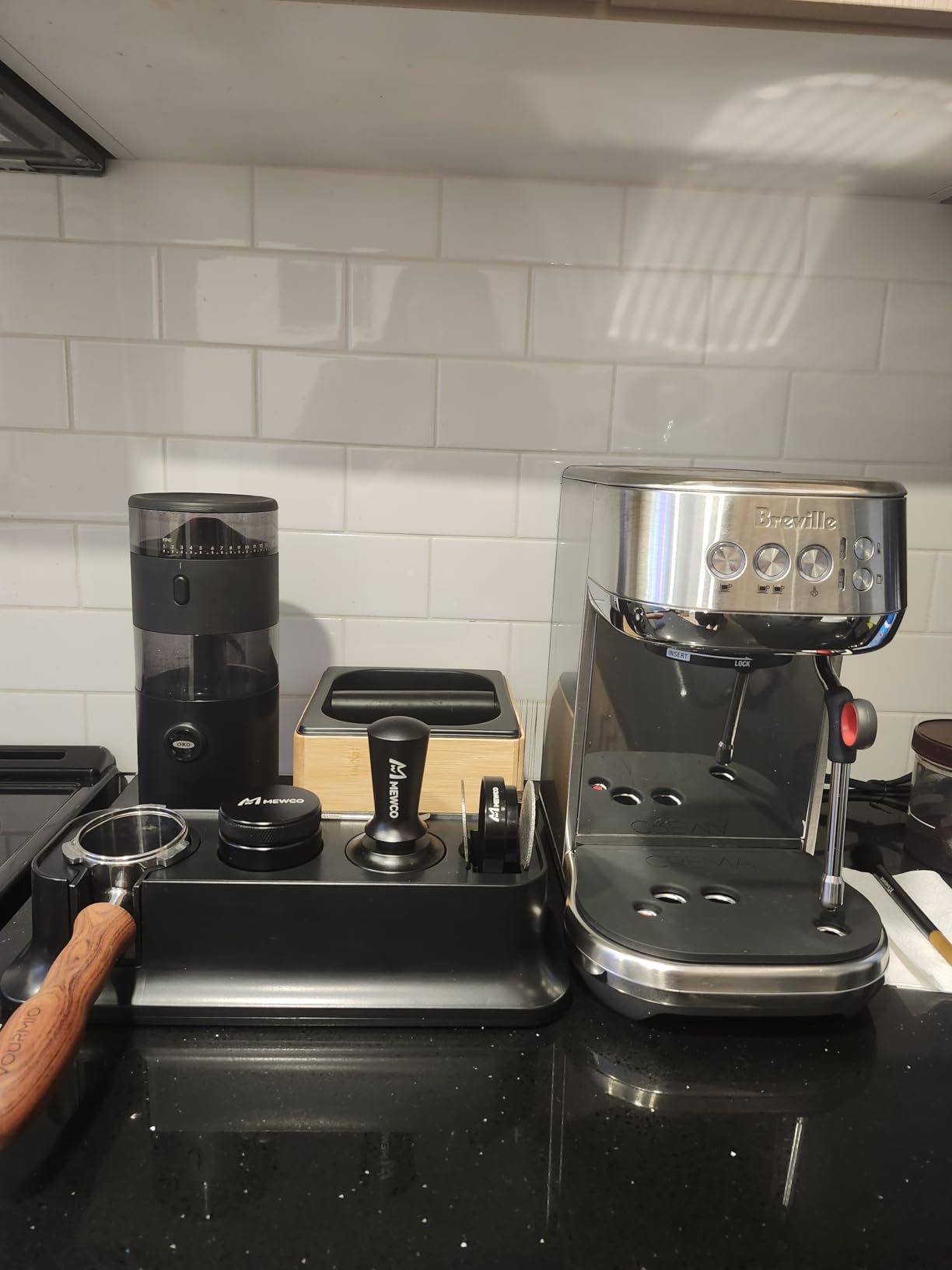 Breville Bambino Plus Espresso Machine BES500BSS, Brushed Stainless Steel - Customer Photo 1