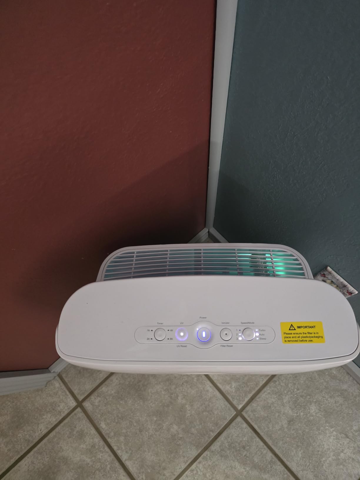 Air Purifier for Large Room, Bedroom, Home - Over 1600 Sq Ft, ZERO Ozone, UV Light, H13 Medical Grade True HEPA - Smoke, Dust, Allergies, Pet Hair Air Cleaners - InvisiClean Claro IC-4524 - Customer Photo 2