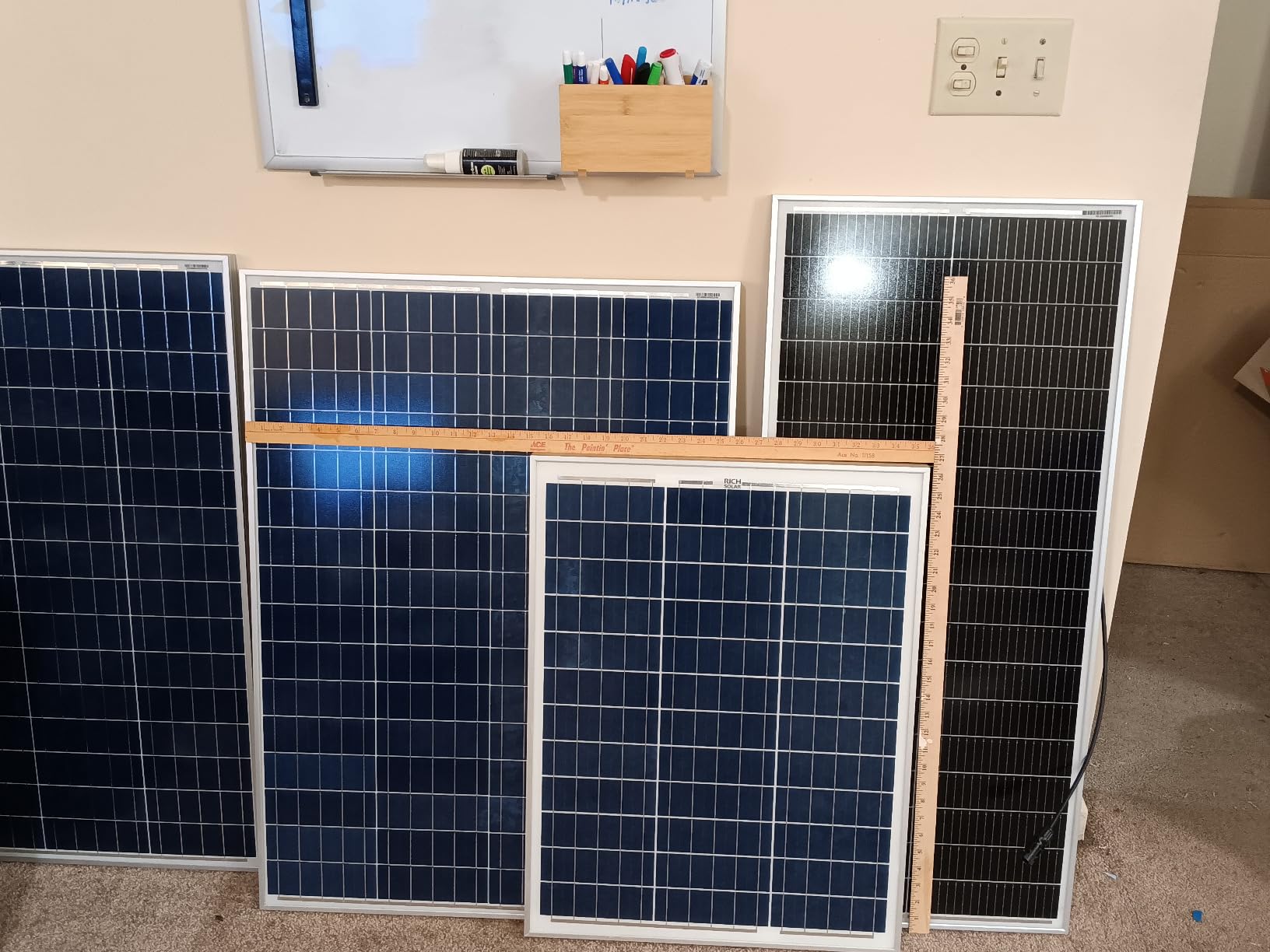 HQST 100 Watt 12V Monocrystalline Solar Panel with Solar Connectors, High Efficiency Module PV Power for Battery Charging Boat, Caravan, RV and Any Other Off Grid Applications - Customer Photo 2