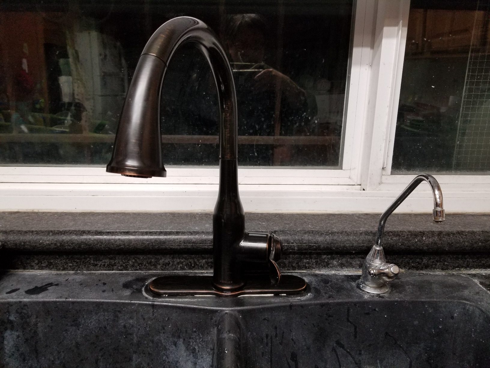 Kohler K-R23863-SD-VS Motif Kitchen Sink Faucet, Vibrant Stainless - Customer Photo 1