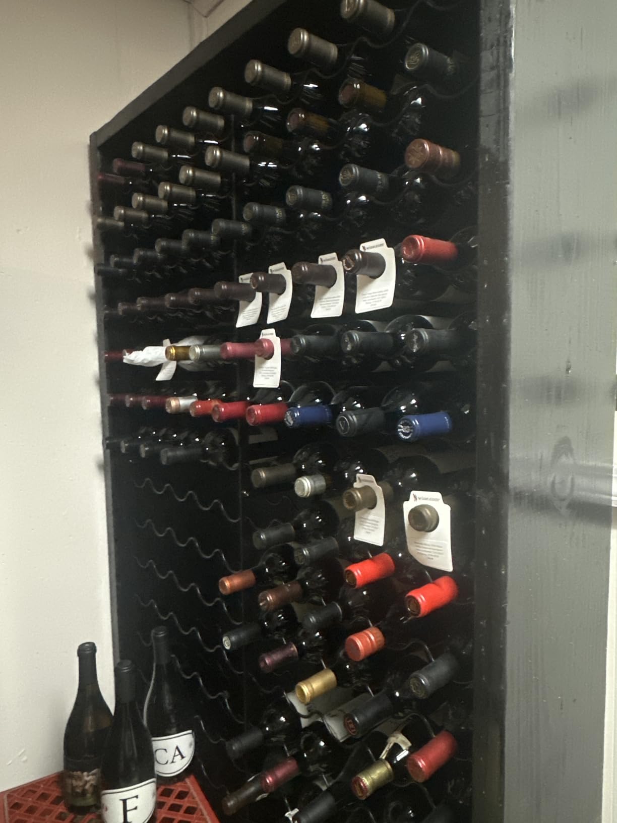 Sorbus Wine Rack Freestanding Floor - Wine Bottle Holder Holds 150 Bottles of Wine - 150 Bottle Capacity Wine Storage for Any Bar, Wine Cellar, Kitchen, Dining Room - Customer Photo 1