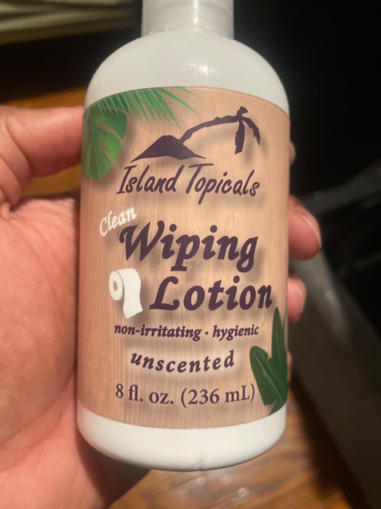 Wiping Lotion | Experience Clean | The Cleaner Way to use Toilet Paper | 8 Fl Oz Bottle (Unscented) - Customer Photo 2