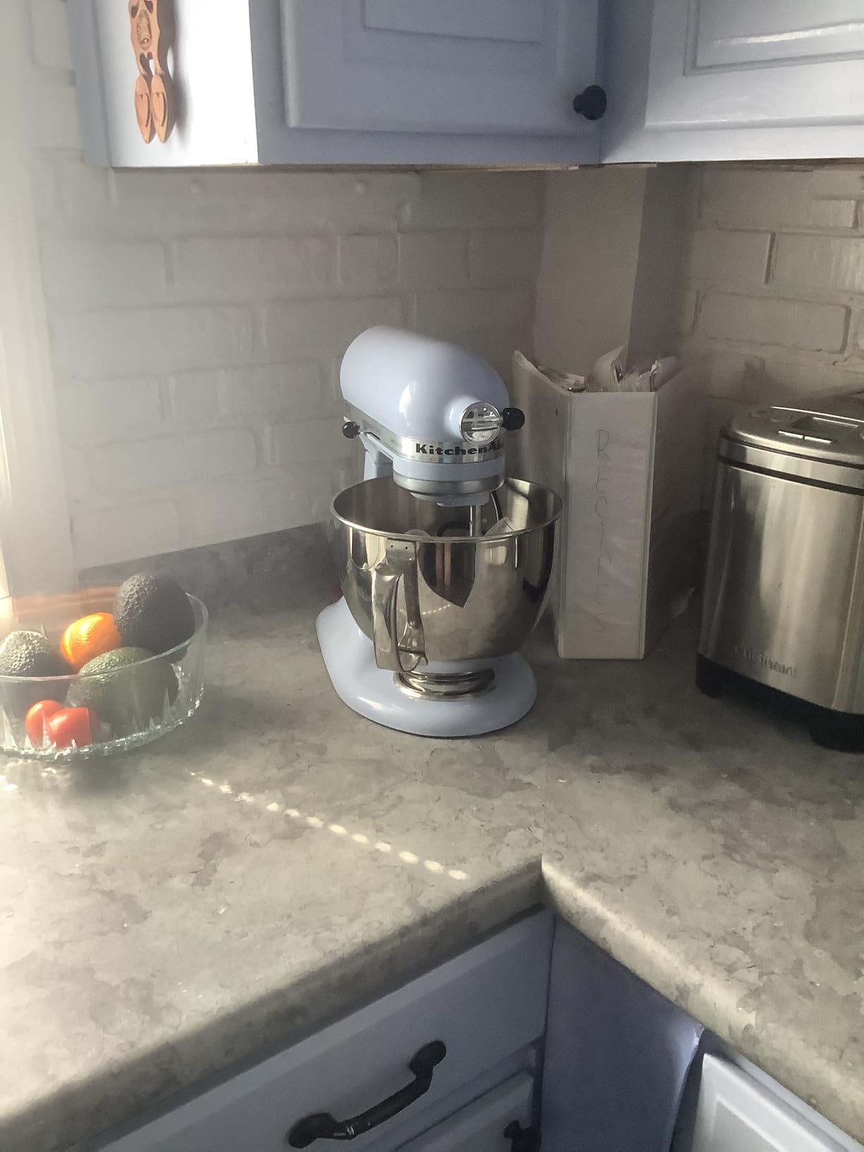 KitchenAid Artisan Series 5 Quart Tilt Head Stand Mixer with Pouring Shield KSM150PS, Blue Velvet - Customer Photo 1