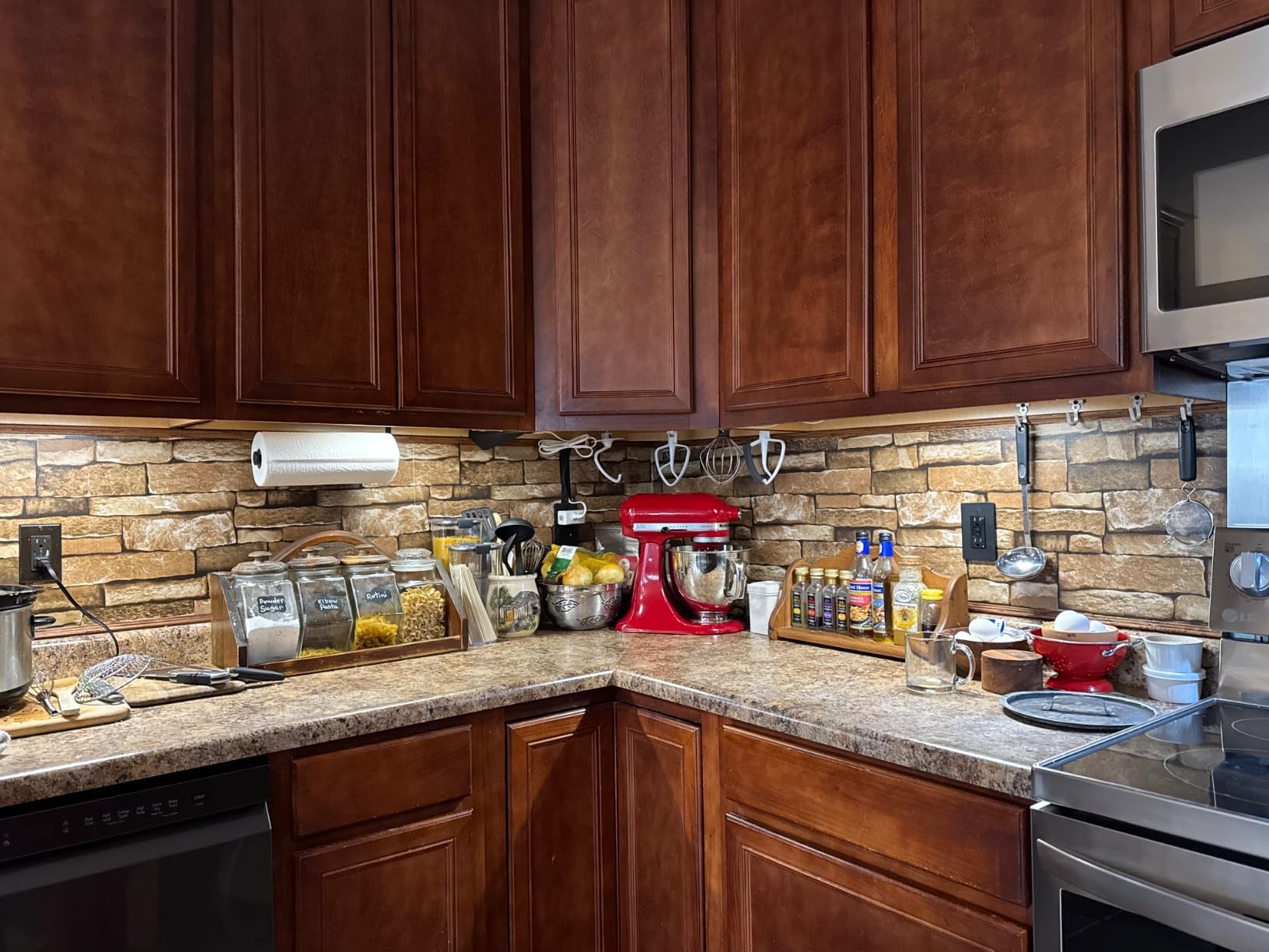 KitchenAid Value Bundle Artisan Series 5 Quart Tilt-Head Stand Mixer with Included Flex Edge Beater, KSM150FEER, Empire Red - Customer Photo 1
