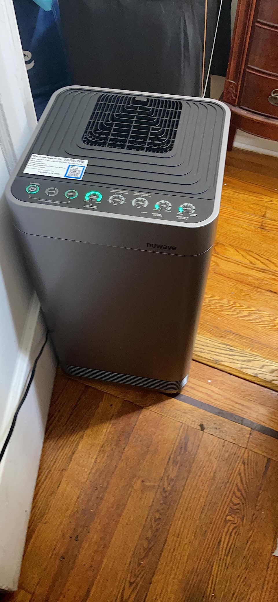 Nuwave Whole House Air Purifiers, Oxypure Smart Air Purifier with 5 Stage Tower Structure Air Filter, Air Quality & Odor Sensors, Sleep Mode for Bedroom, Remove 99.99% of Dust, Smoke, Pollen, Allergen - Customer Photo 1