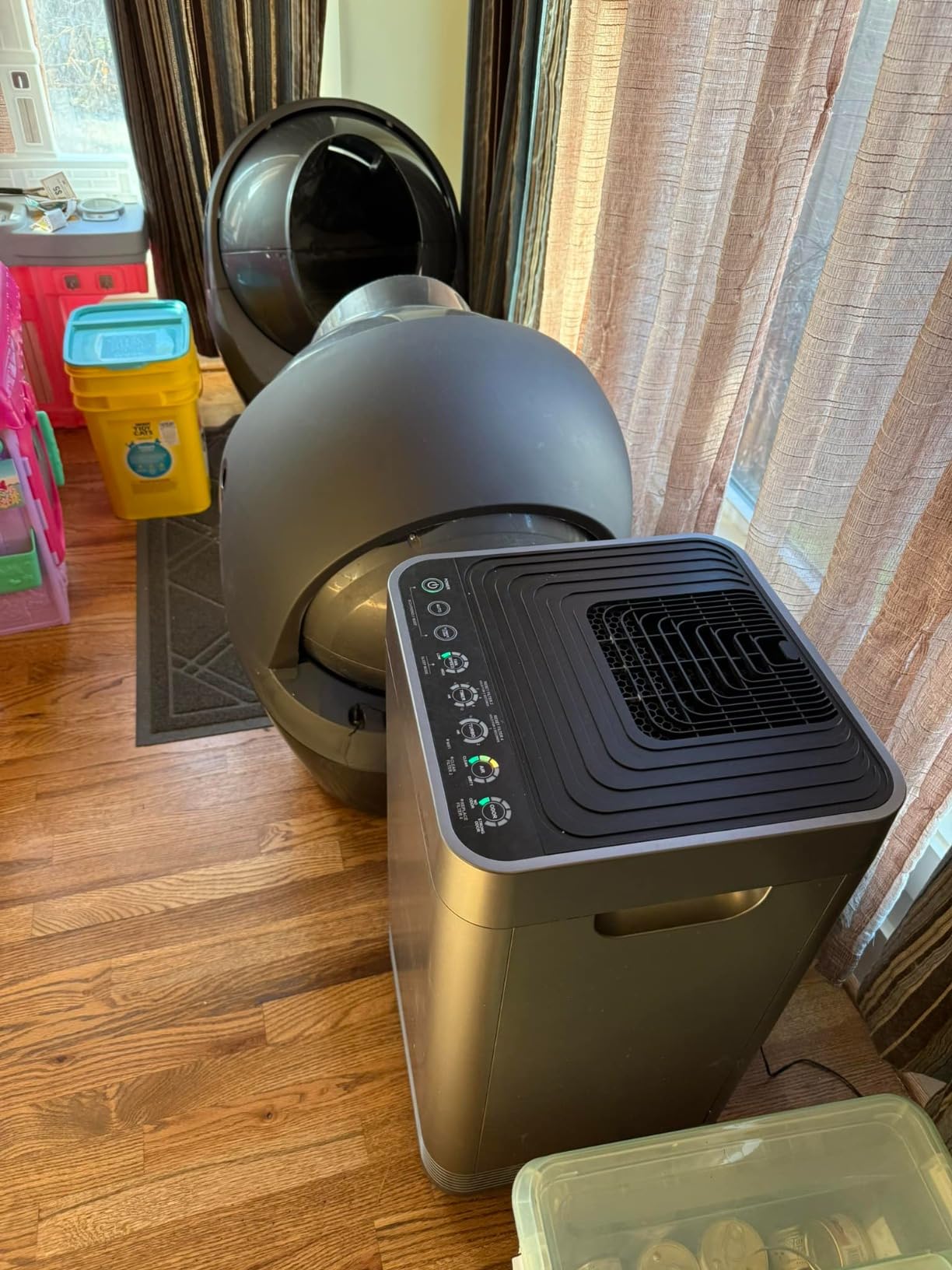 Nuwave Whole House Air Purifiers, Oxypure Smart Air Purifier with 5 Stage Tower Structure Air Filter, Air Quality & Odor Sensors, Sleep Mode for Bedroom, Remove 99.99% of Dust, Smoke, Pollen, Allergen - Customer Photo 2