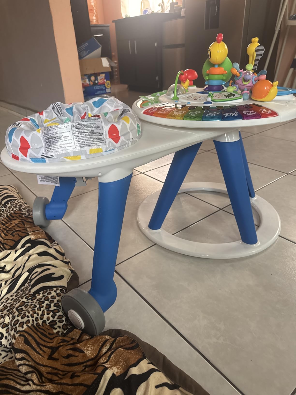 Baby Einstein Around We Grow 4-in-1 Walker, Discovery Activity Center and Table, Age 6 Months and up - Customer Photo 2
