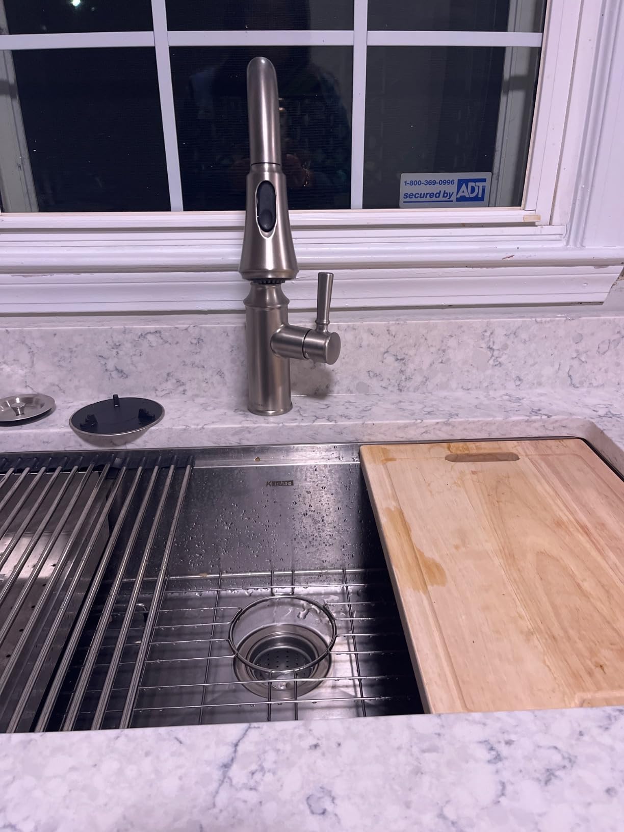 Moen 87801SRS Conneaut One Handle Pulldown Kitchen Sink Faucet with Reflex Docking and Power Clean, Spot Resist Stainless - Customer Photo 1